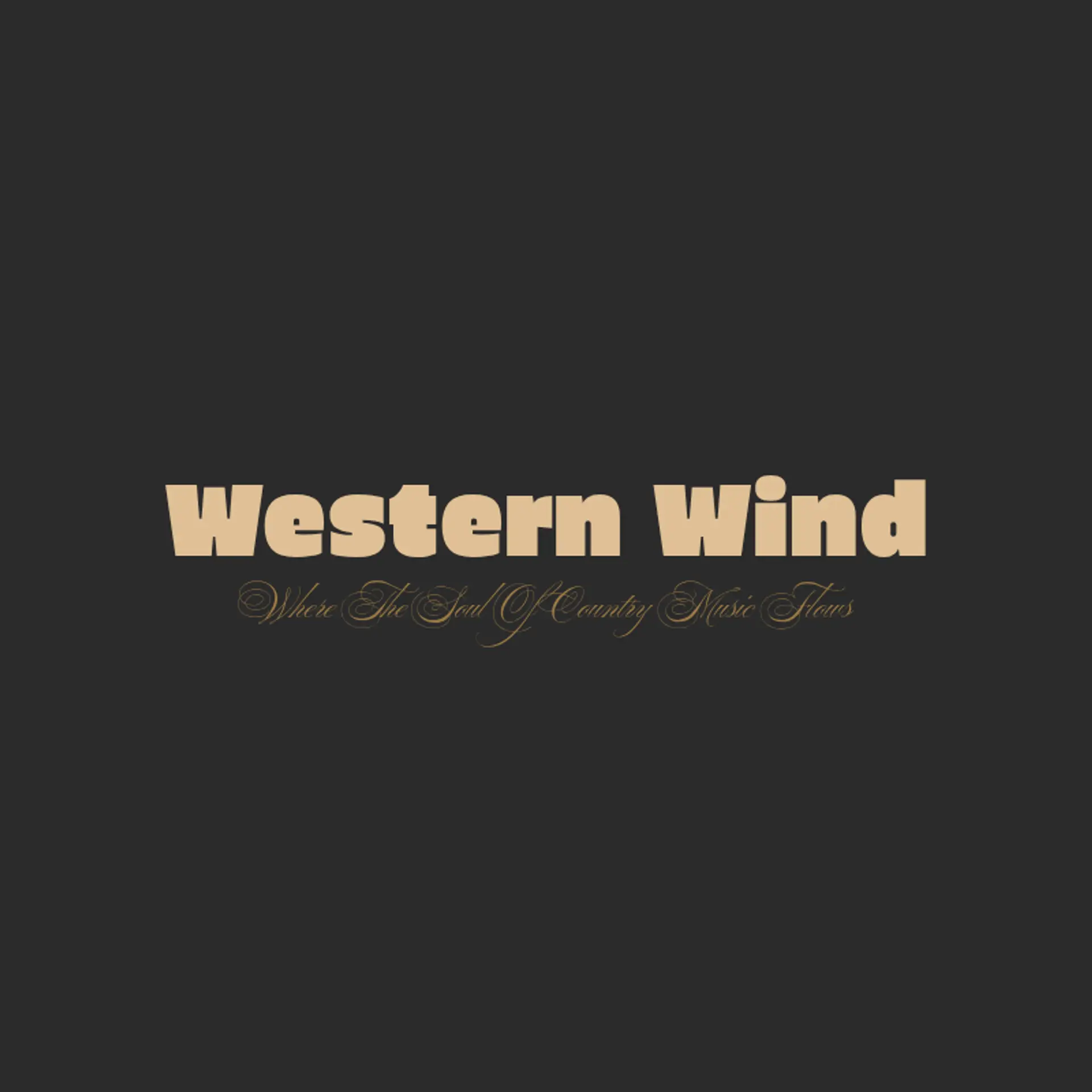 Western Wind logo for country music