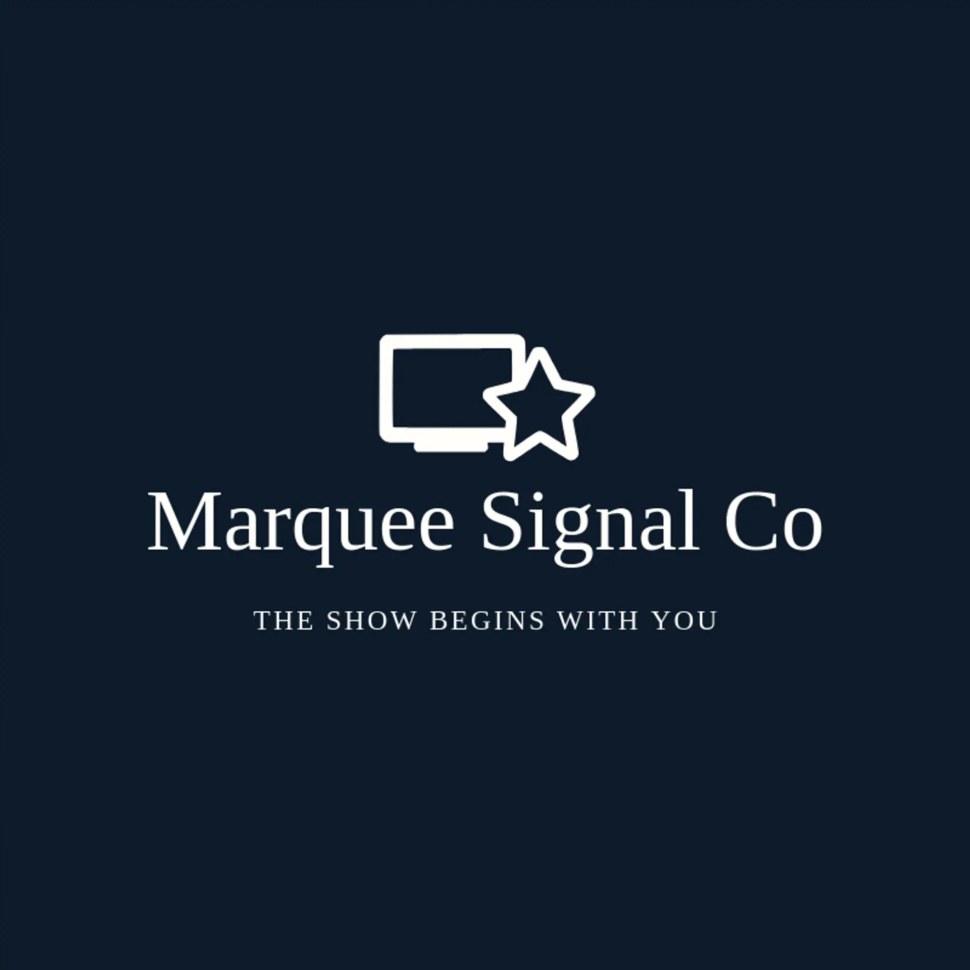 Marquee Signal Co logo for television