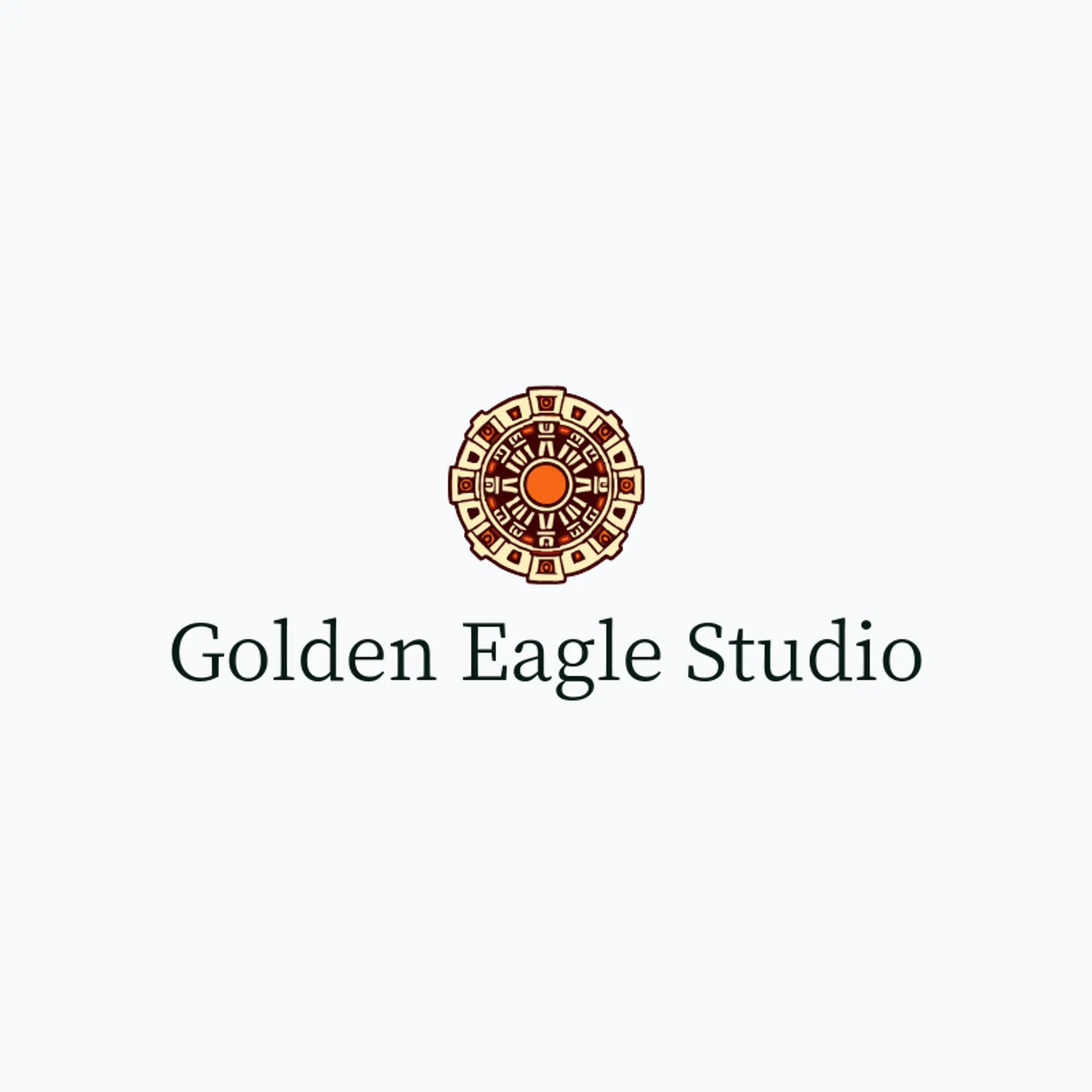 Golden Eagle Studio logo for aztec