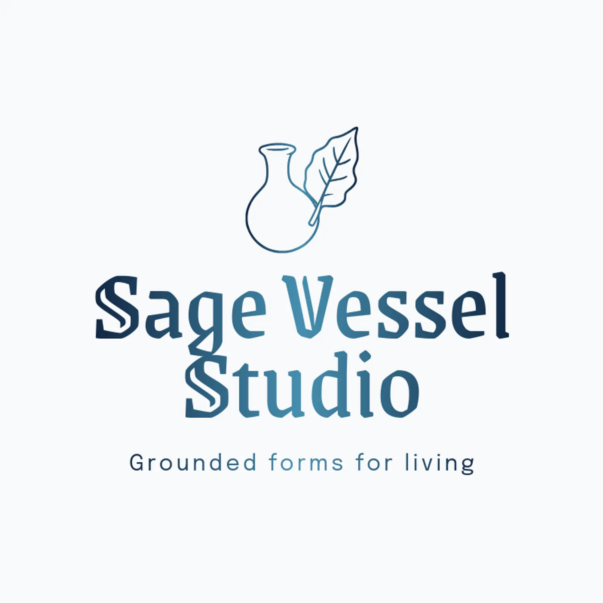 Sage Vessel Studio logo for clay