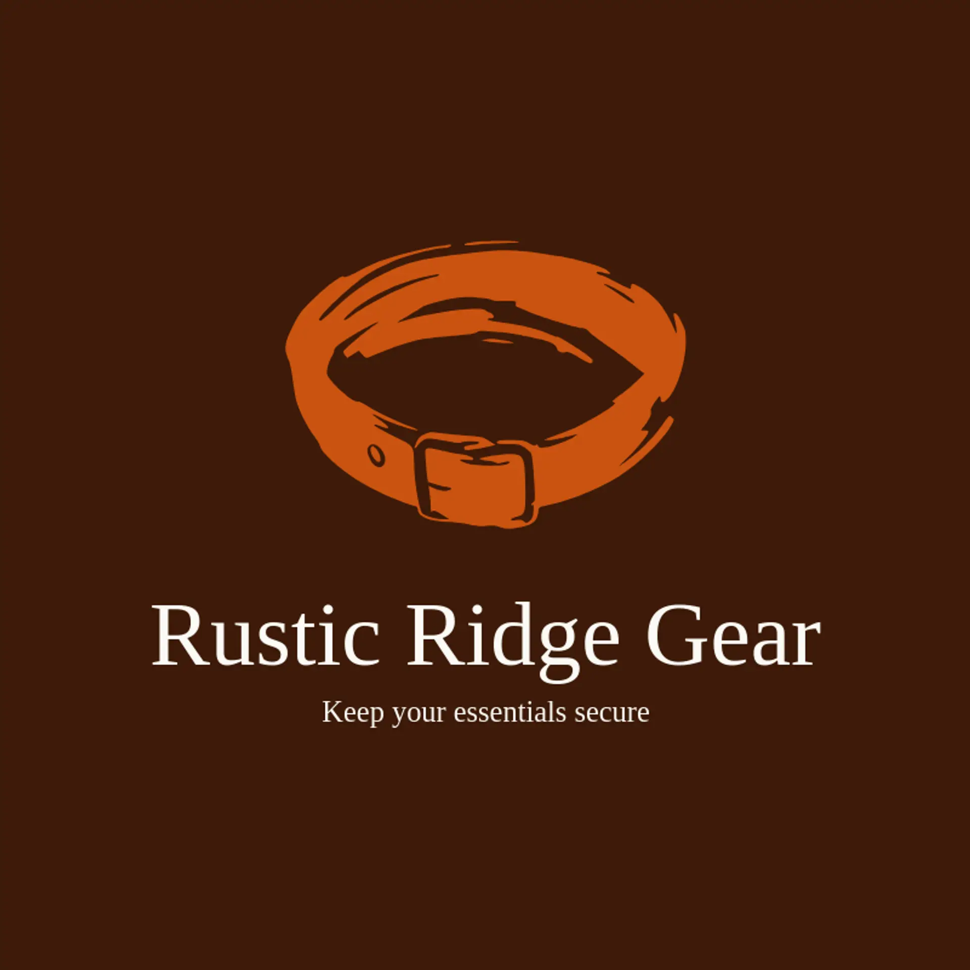 Rustic Ridge Gear logo for Buckle