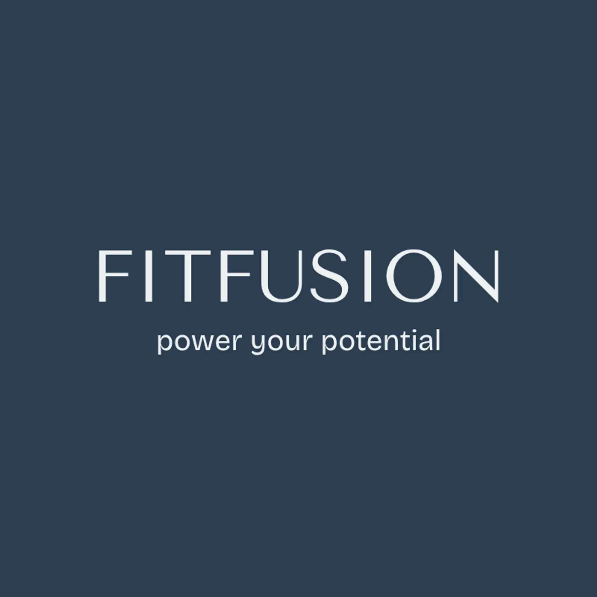 FitFusion logo for fitness brand