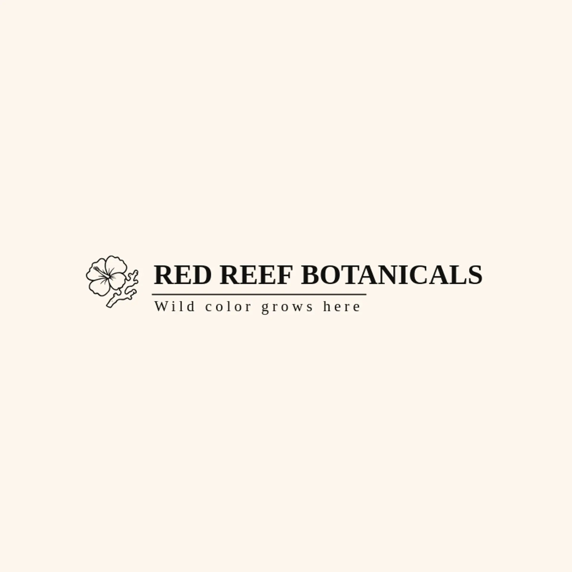 Red Reef Botanicals logo for hibiscus