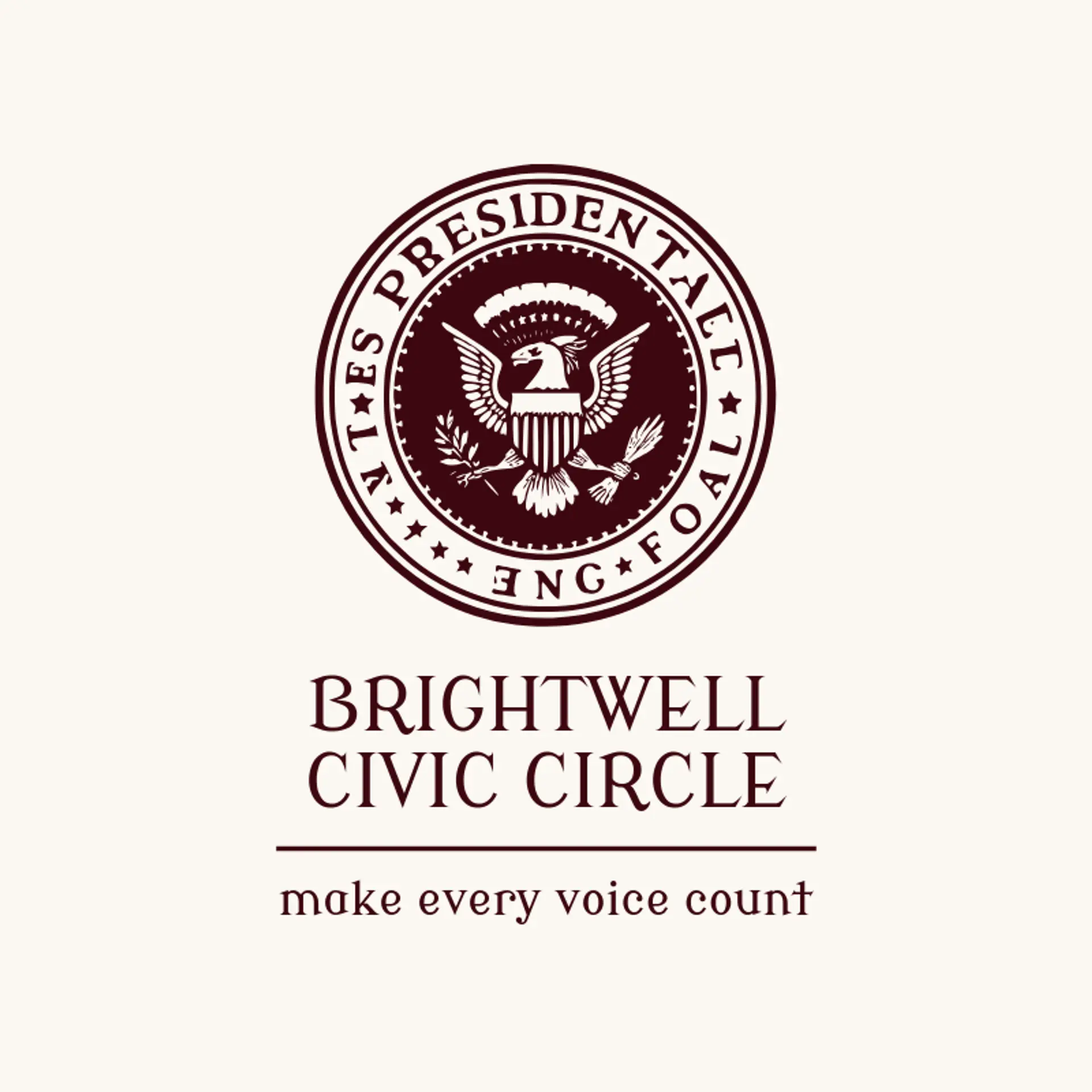 Brightwell Civic Circle logo for president
