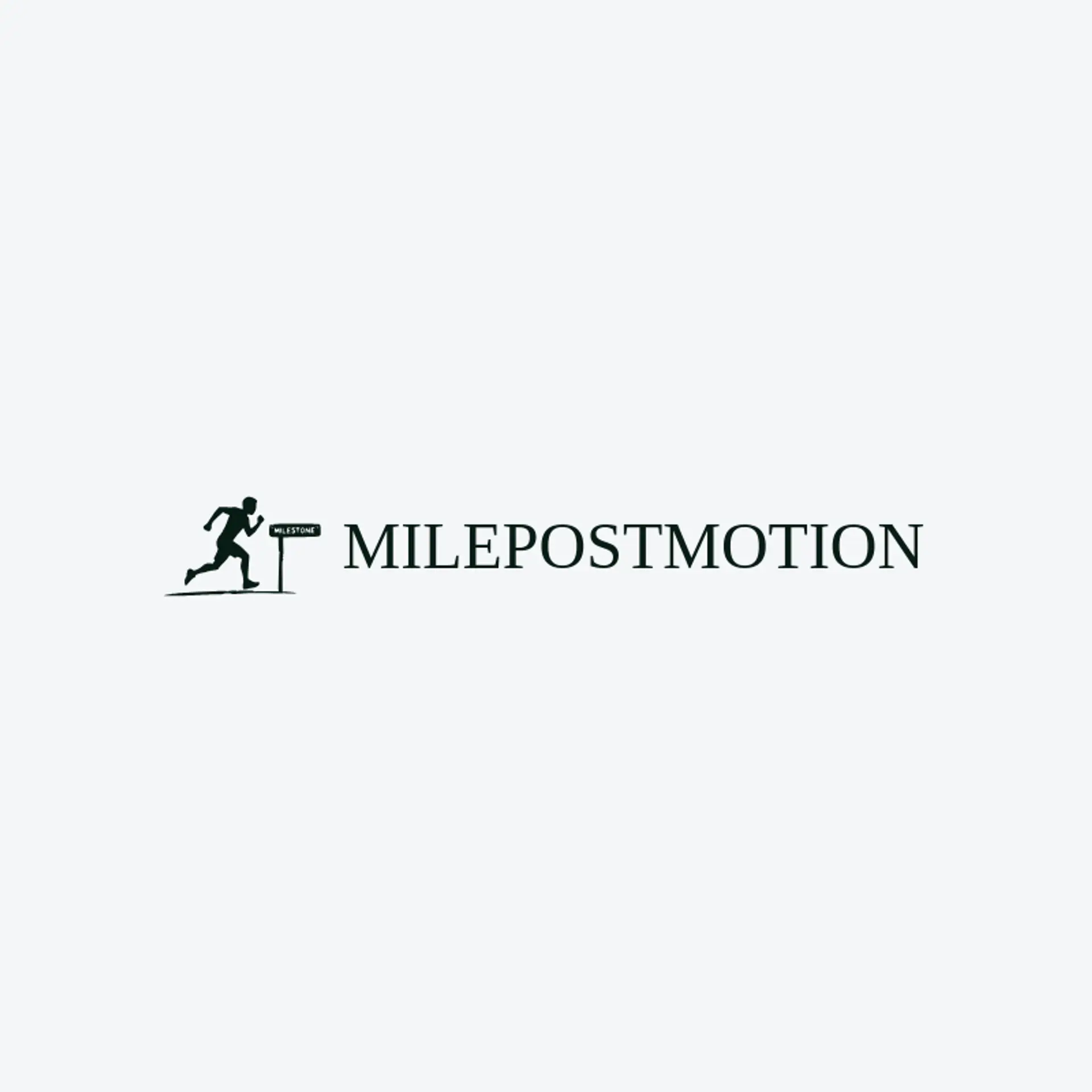 Milepost Motion logo for runner