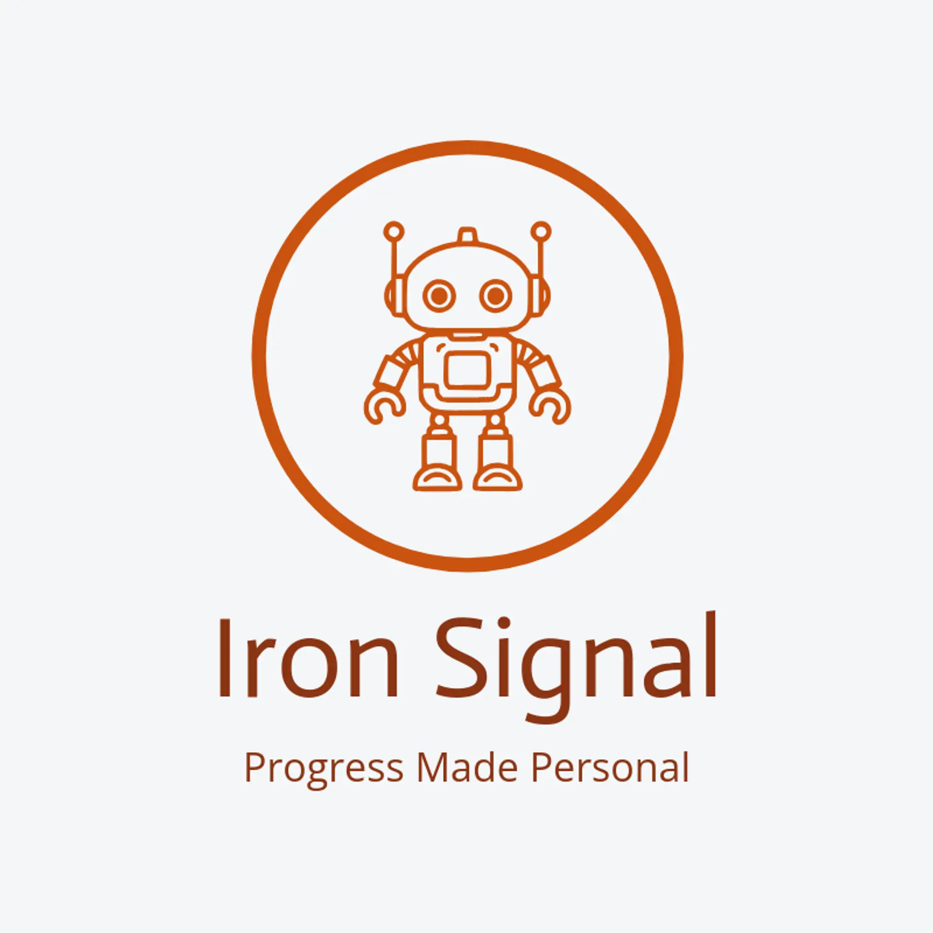 Iron Signal logo for cyborg