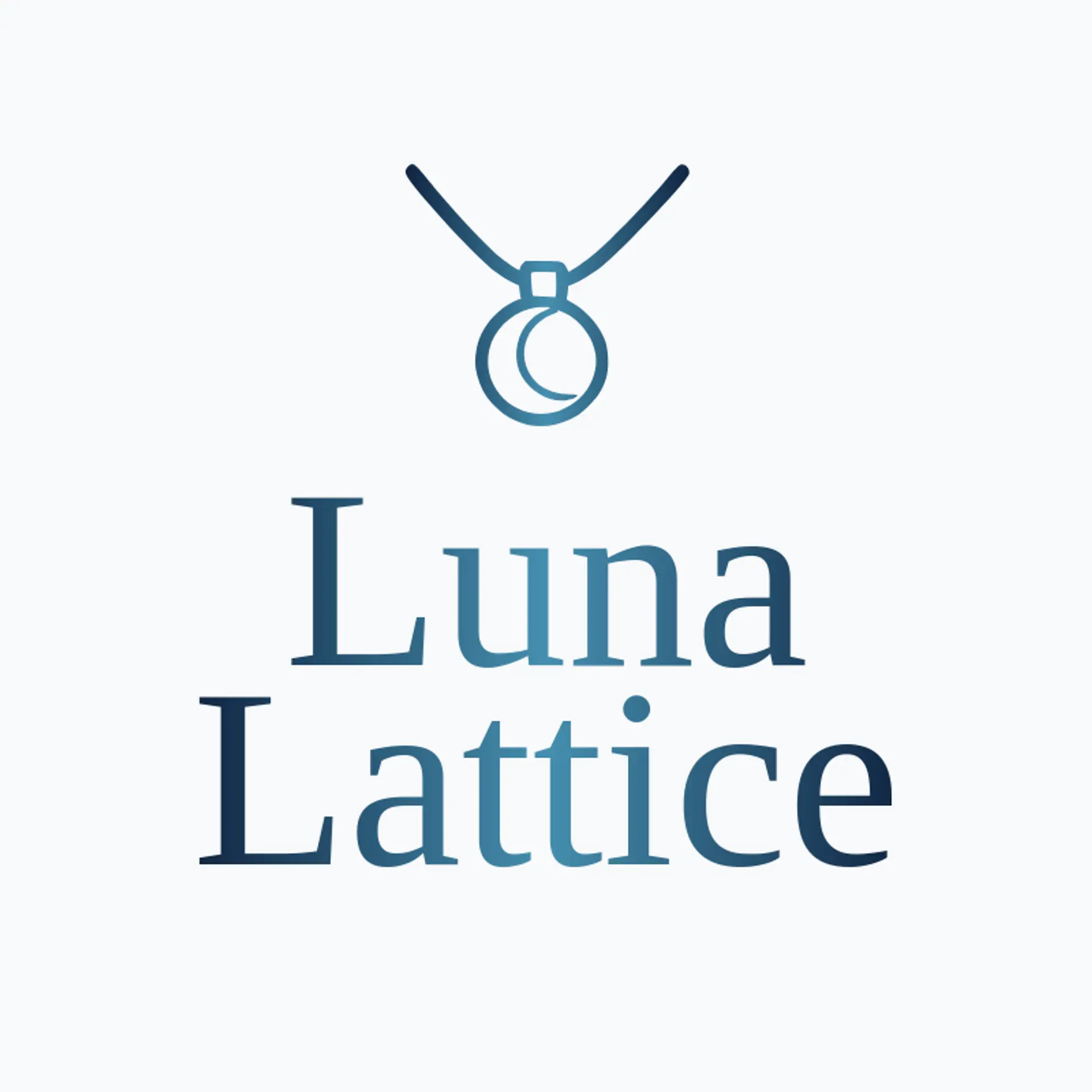 Luna Lattice logo for necklace
