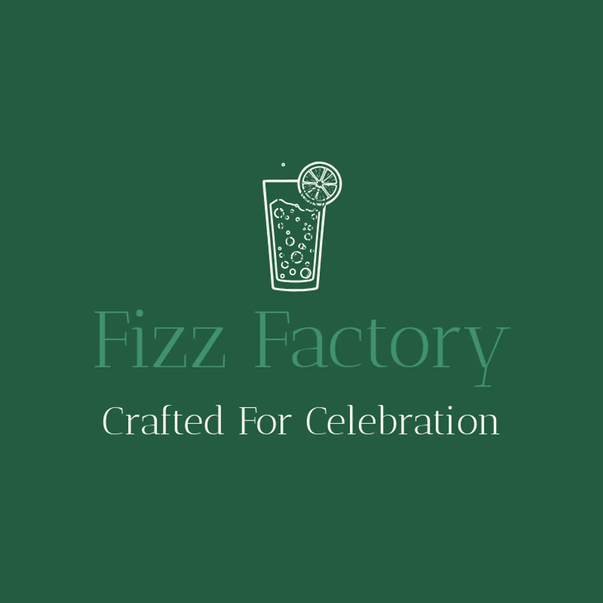 Fizz Factory logo for soda