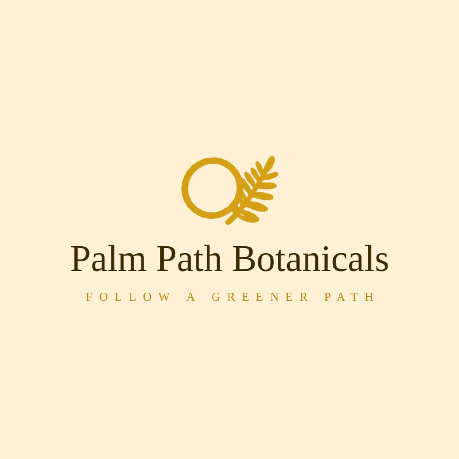 Palm Path Botanicals logo for coconut