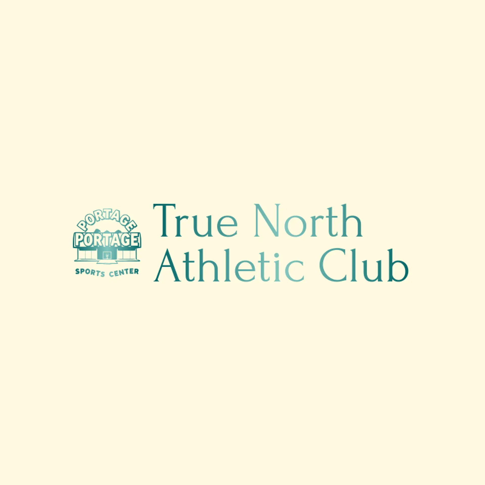 True North Athletic Club logo for sports center