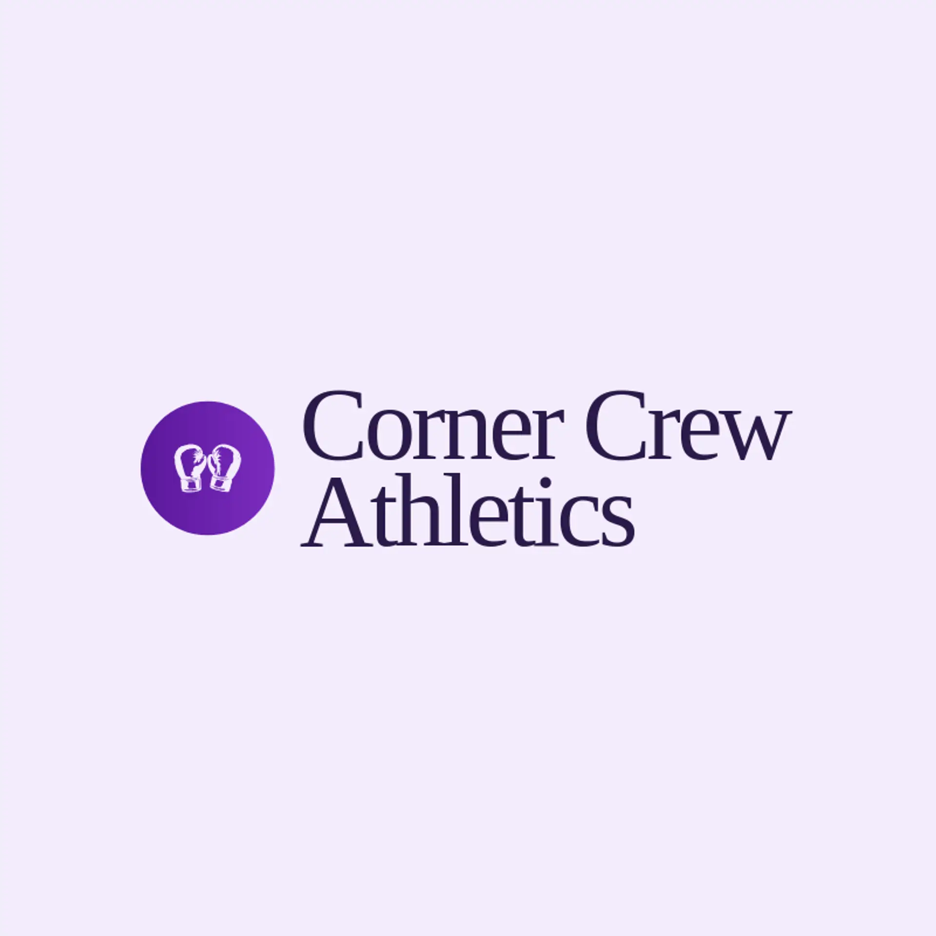Corner Crew Athletics logo for fight
