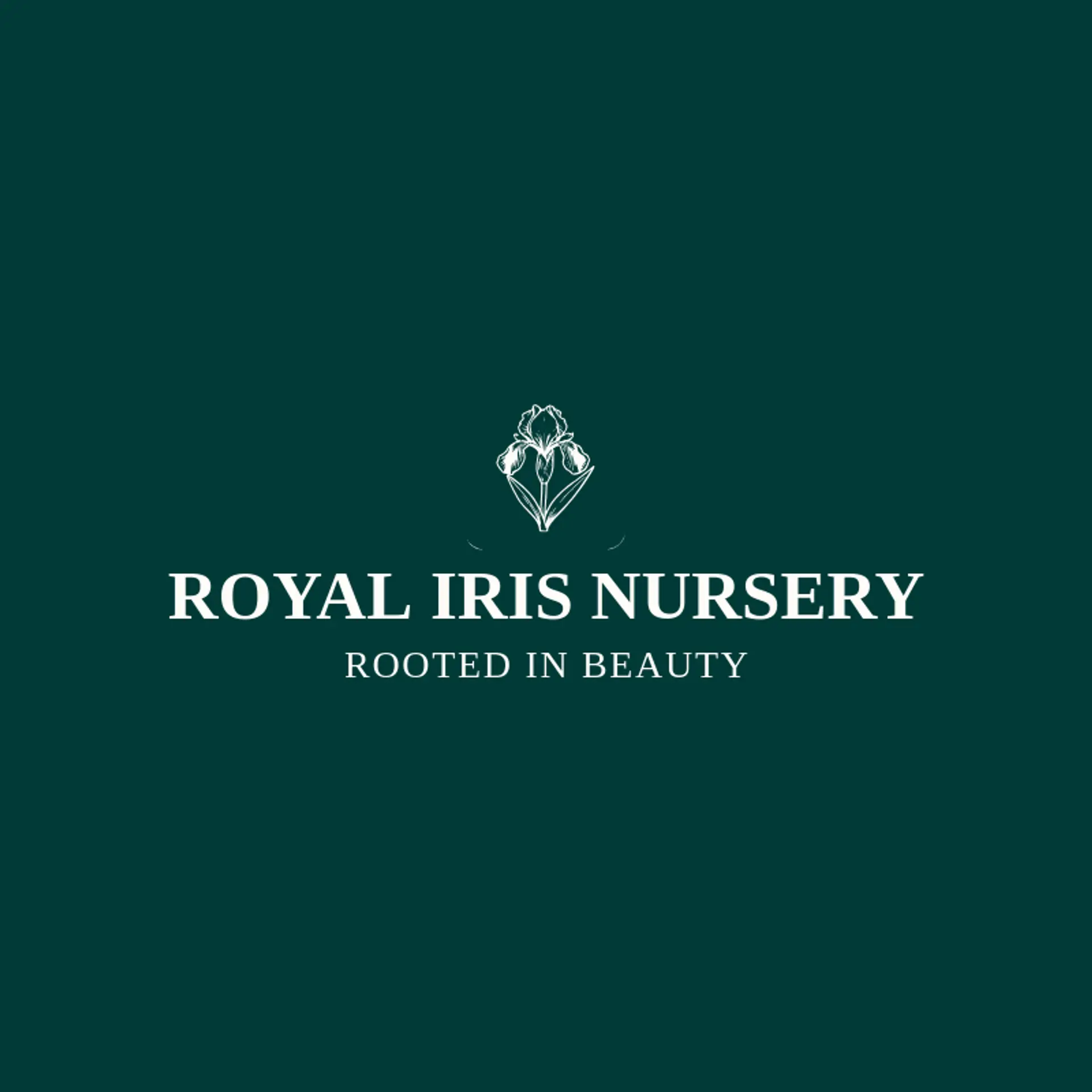 Royal Iris Nursery logo for iris