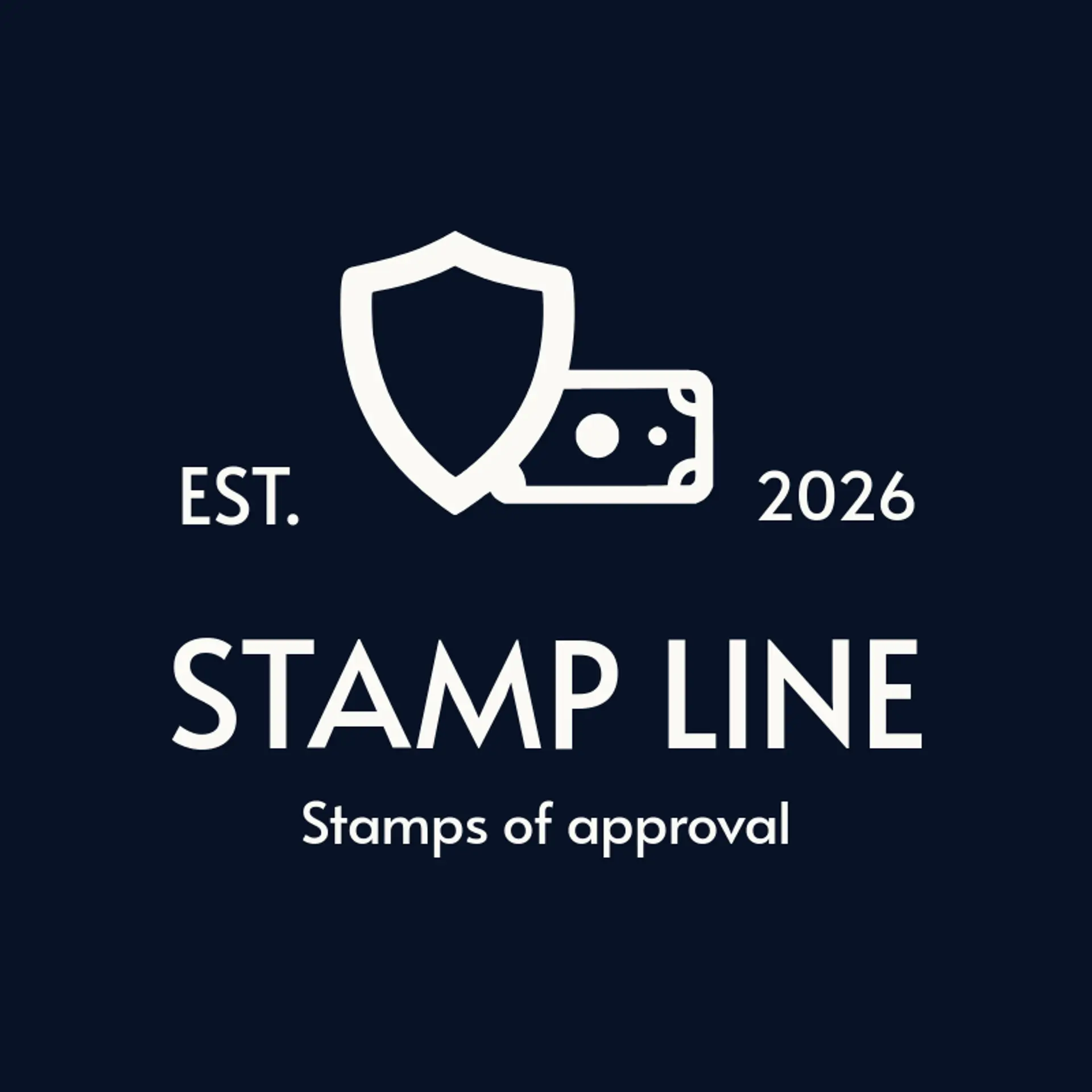 Stamp Line logo for bill