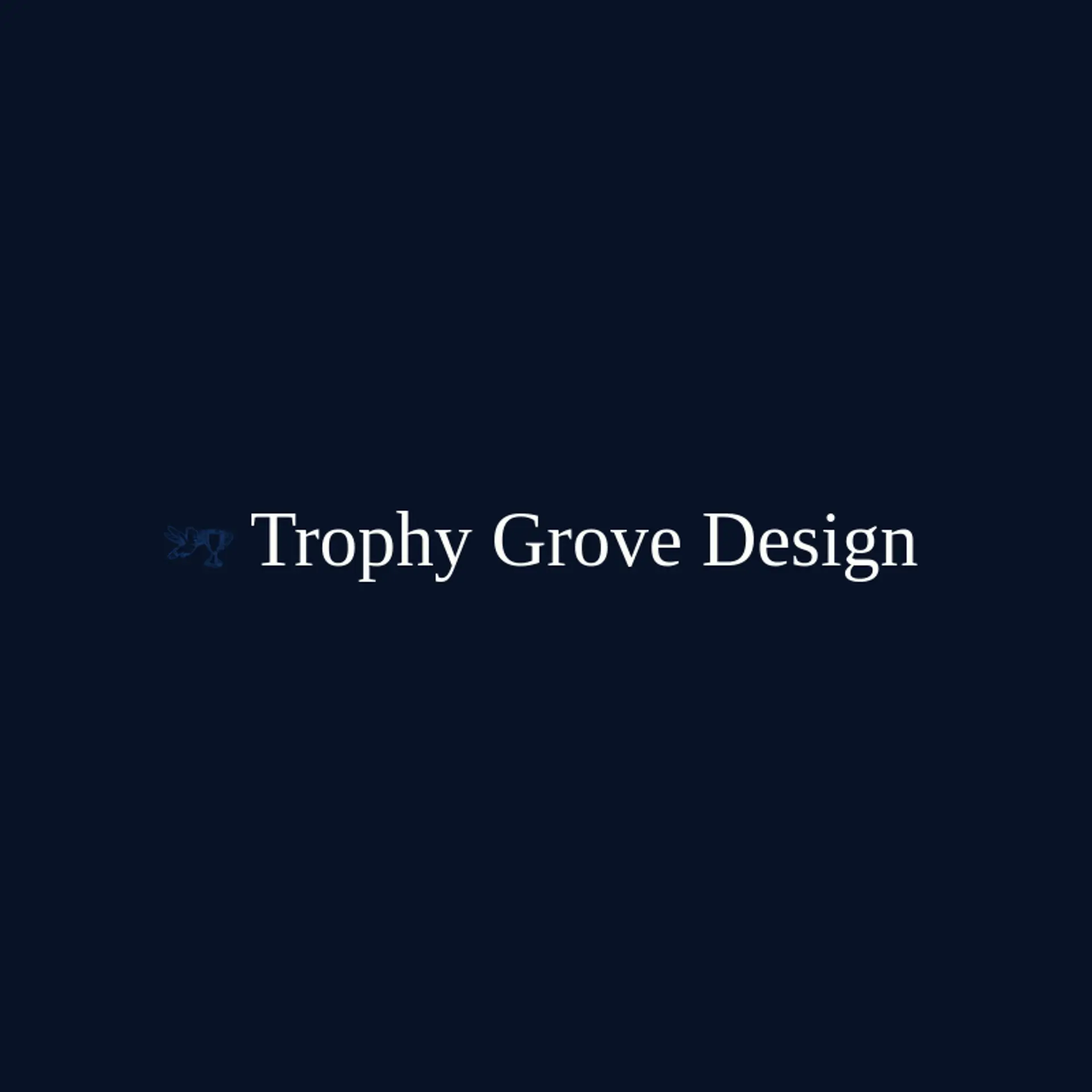 Trophy Grove Design logo for winner
