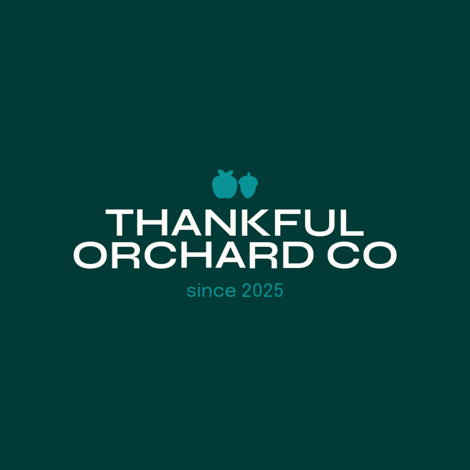 Thankful Orchard Co logo for thanksgiving