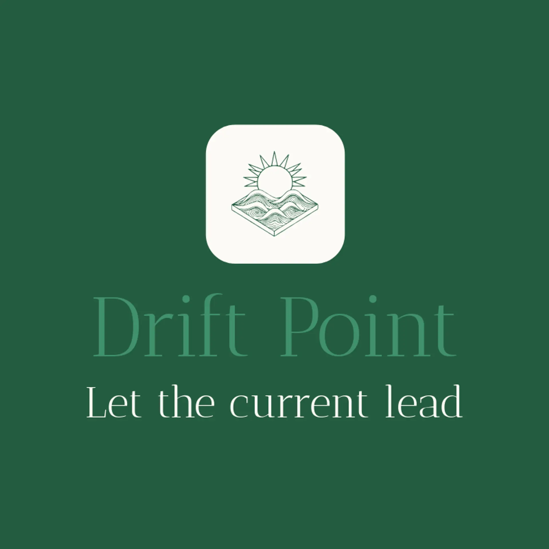 Drift Point logo for waves
