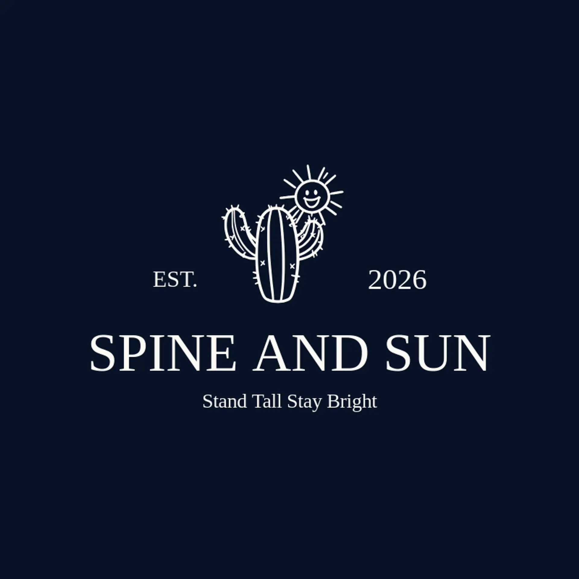 Spine and Sun logo for prickly