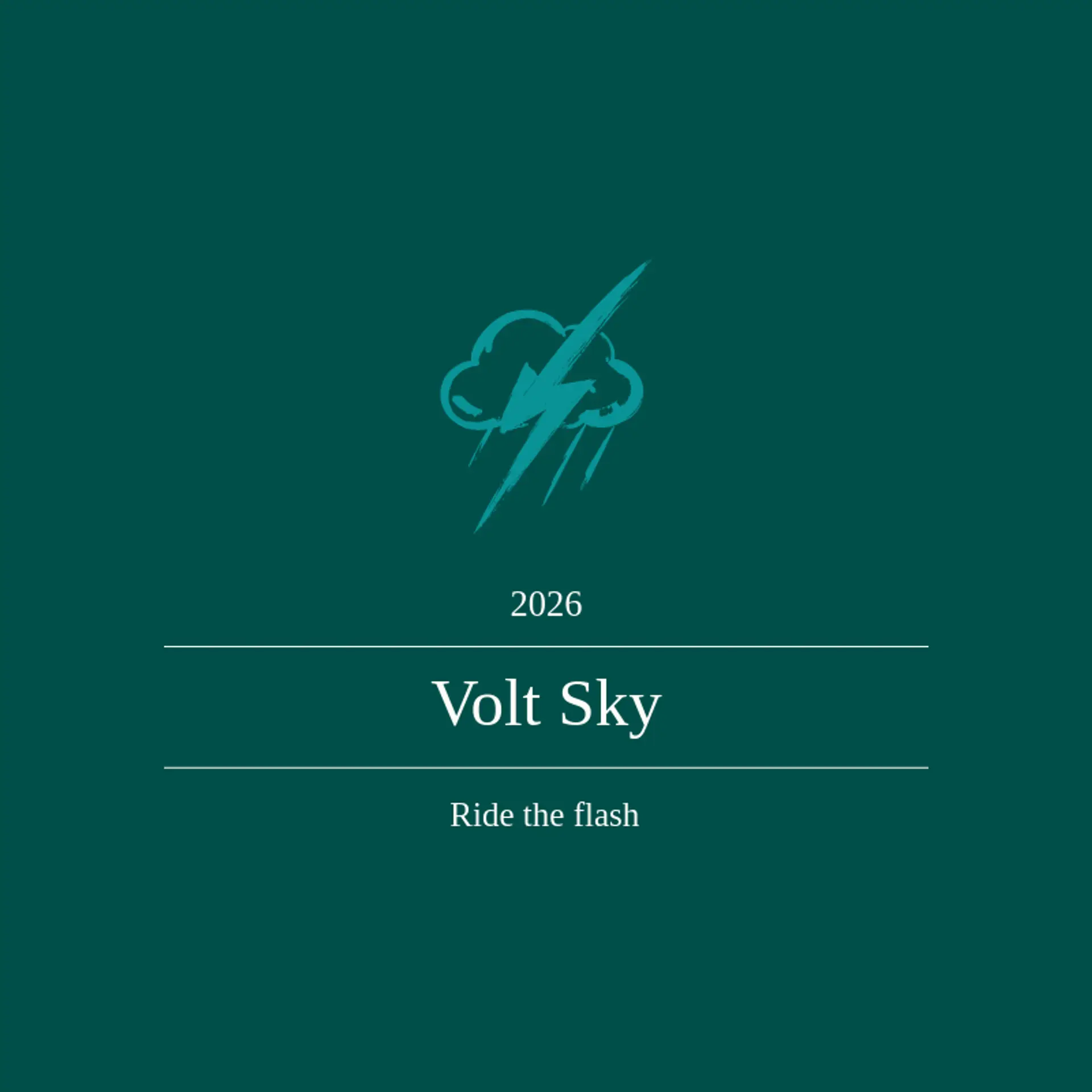 Volt Sky logo for lightning bolt
