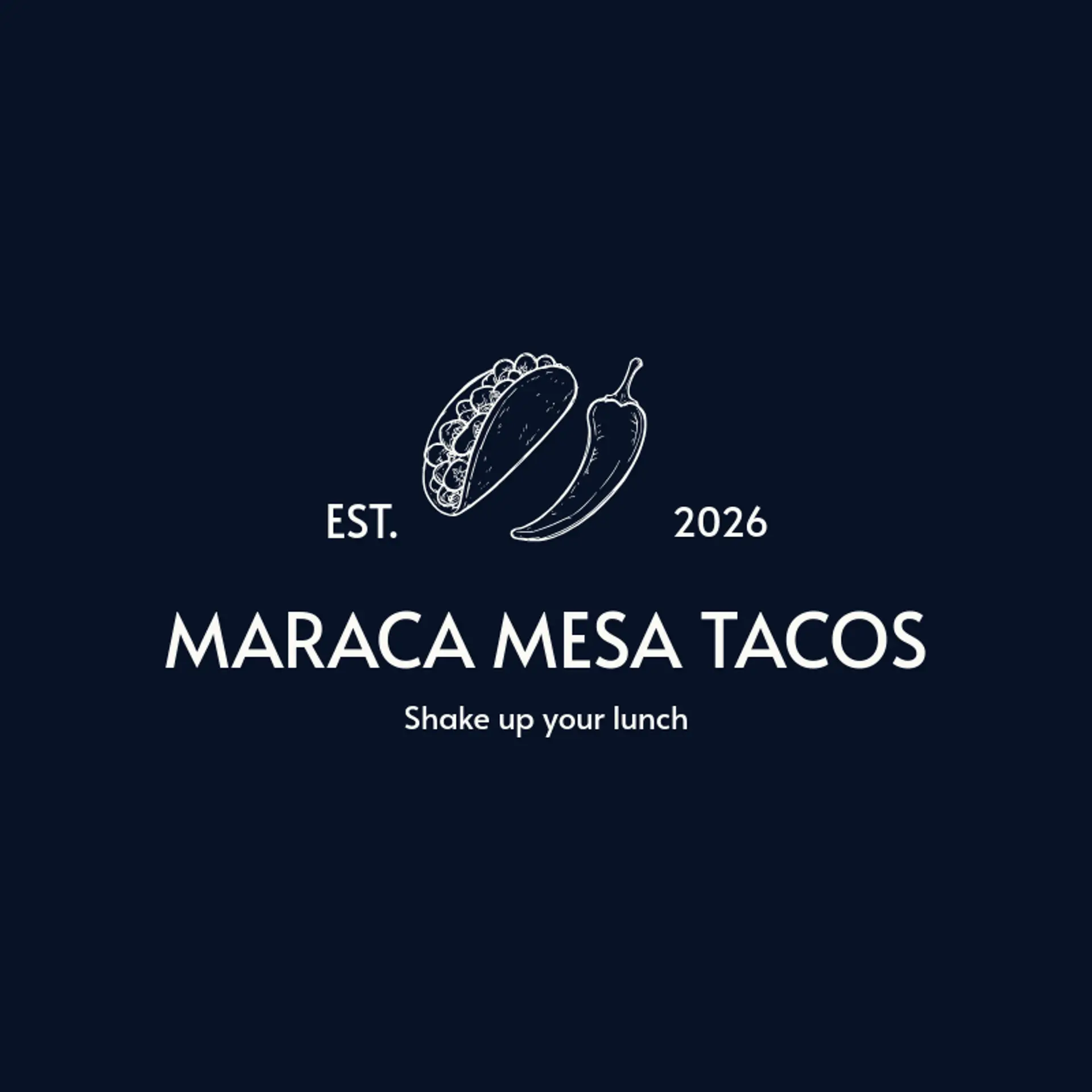 Maraca Mesa Tacos logo for taco