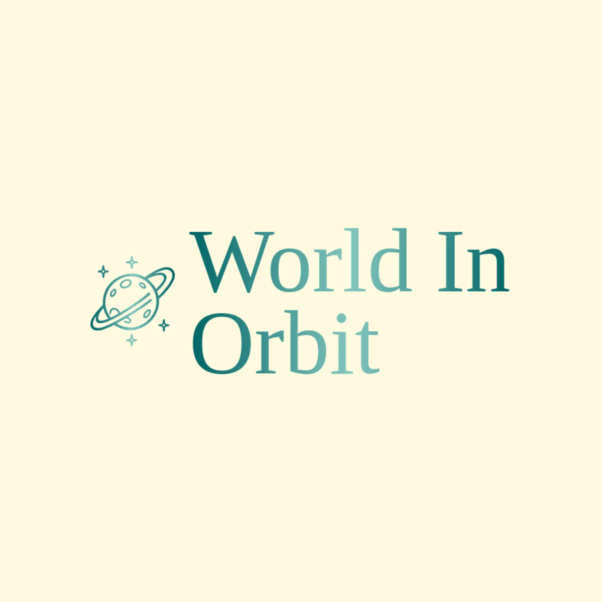 World In Orbit logo for constellation