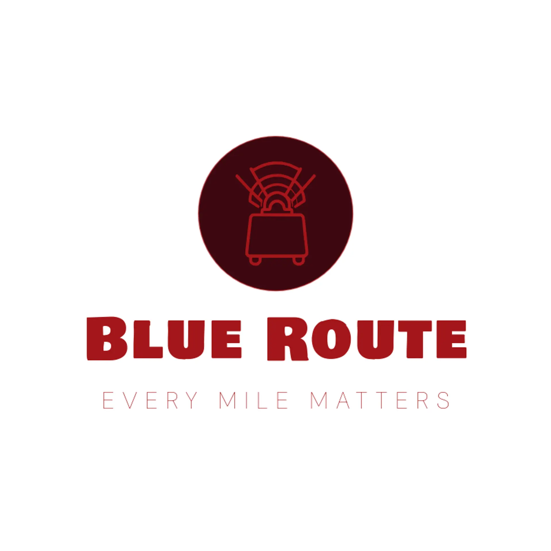 Blue Route logo for ambulance