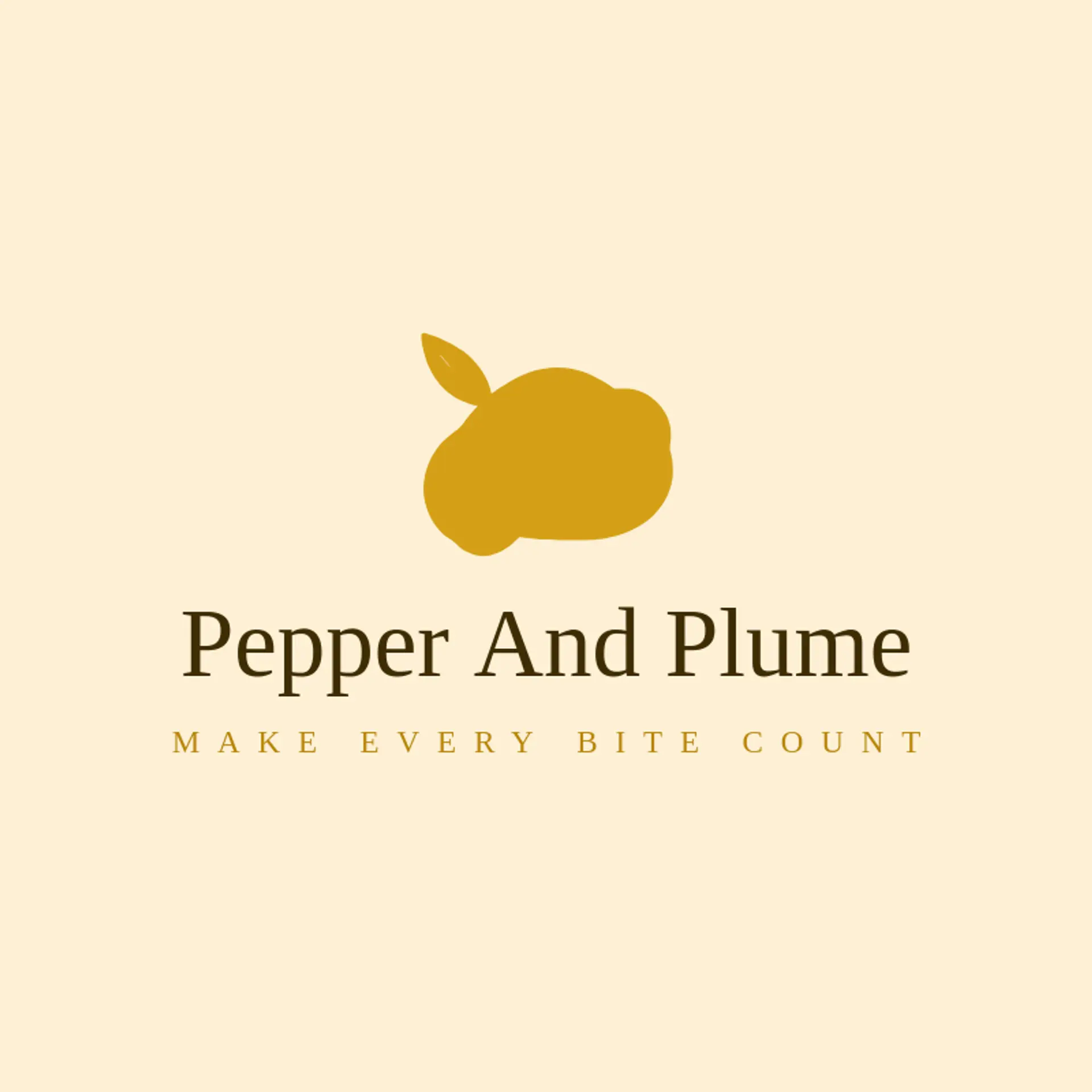 Pepper and Plume logo for fried chicken