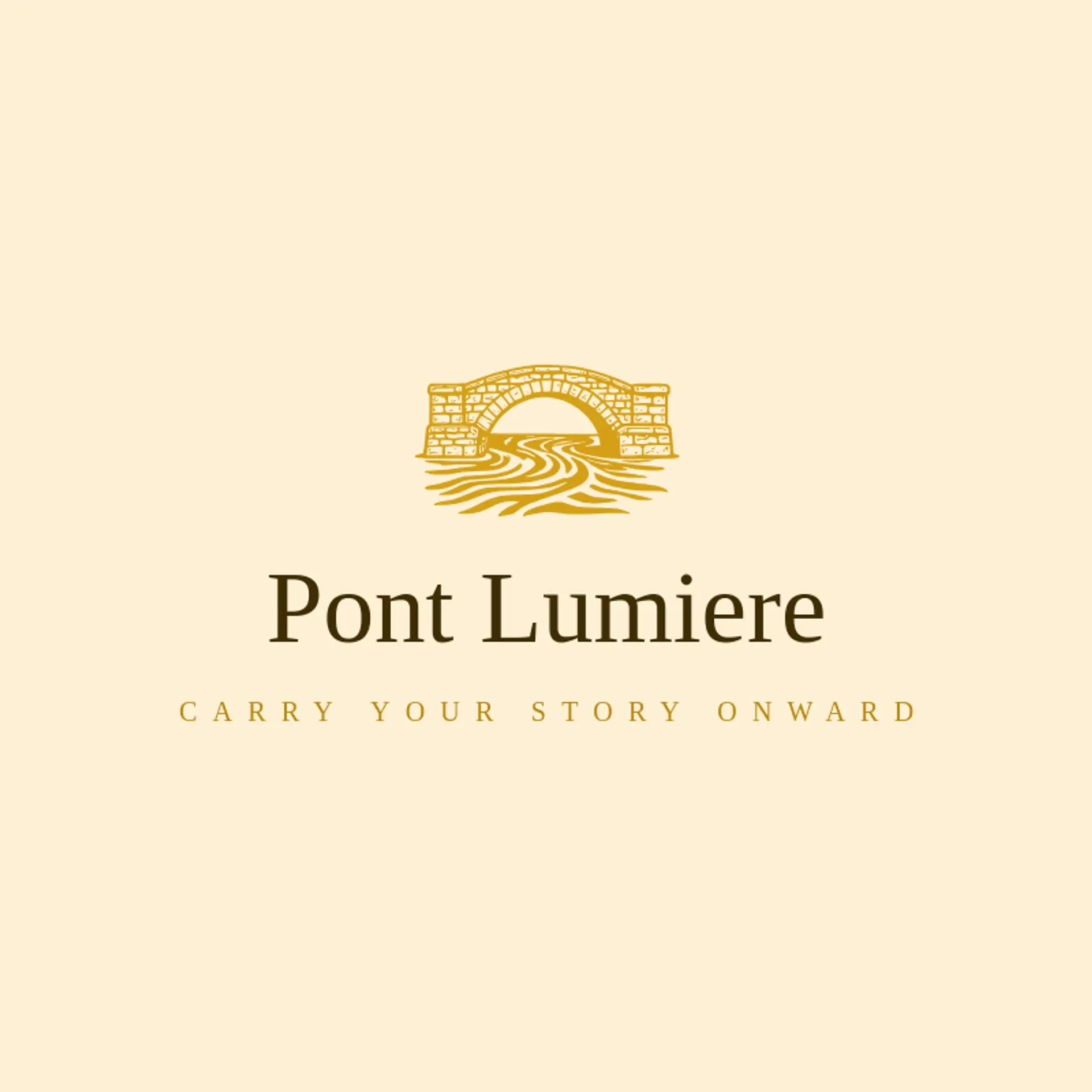 Pont Lumiere logo for french