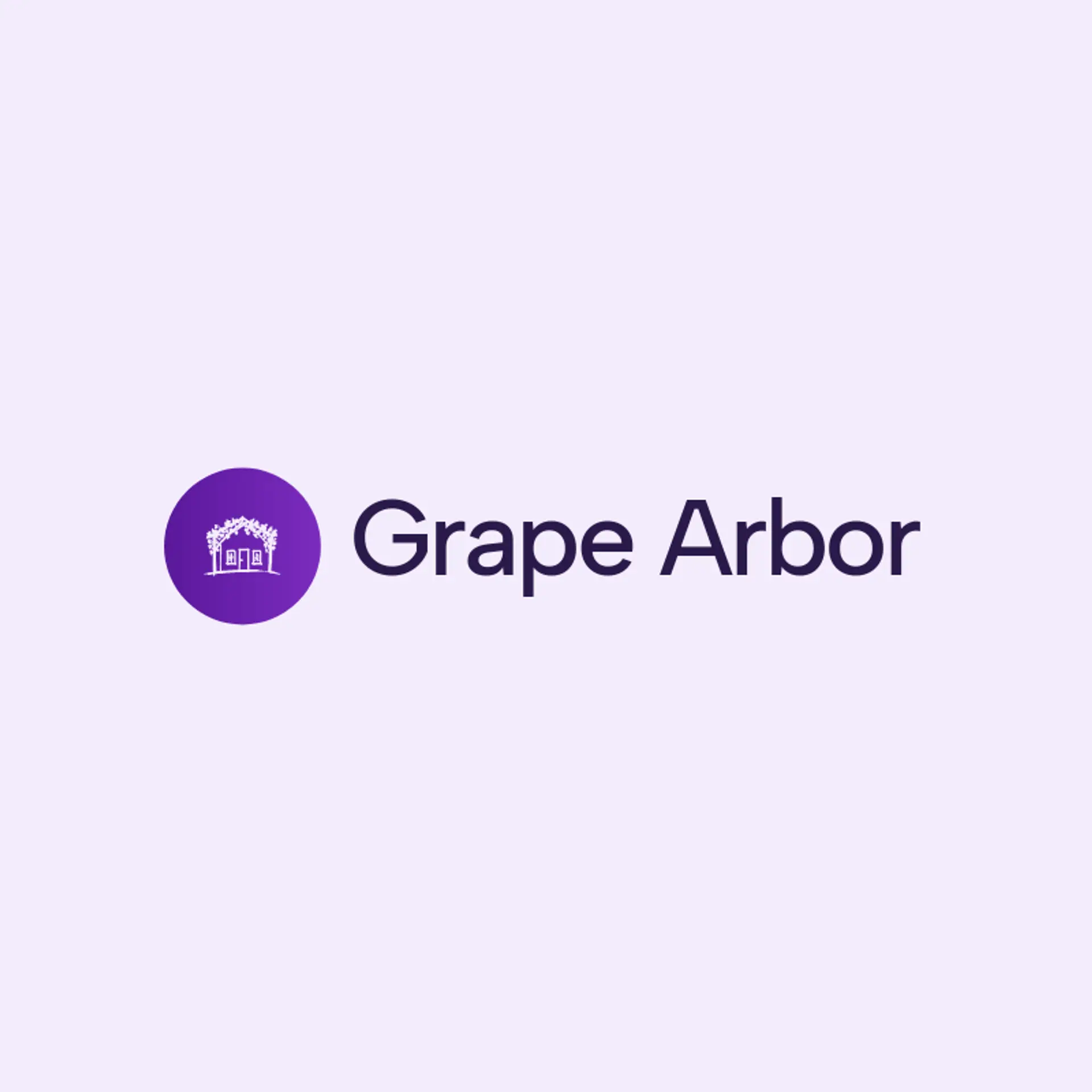 Grape Arbor logo for house