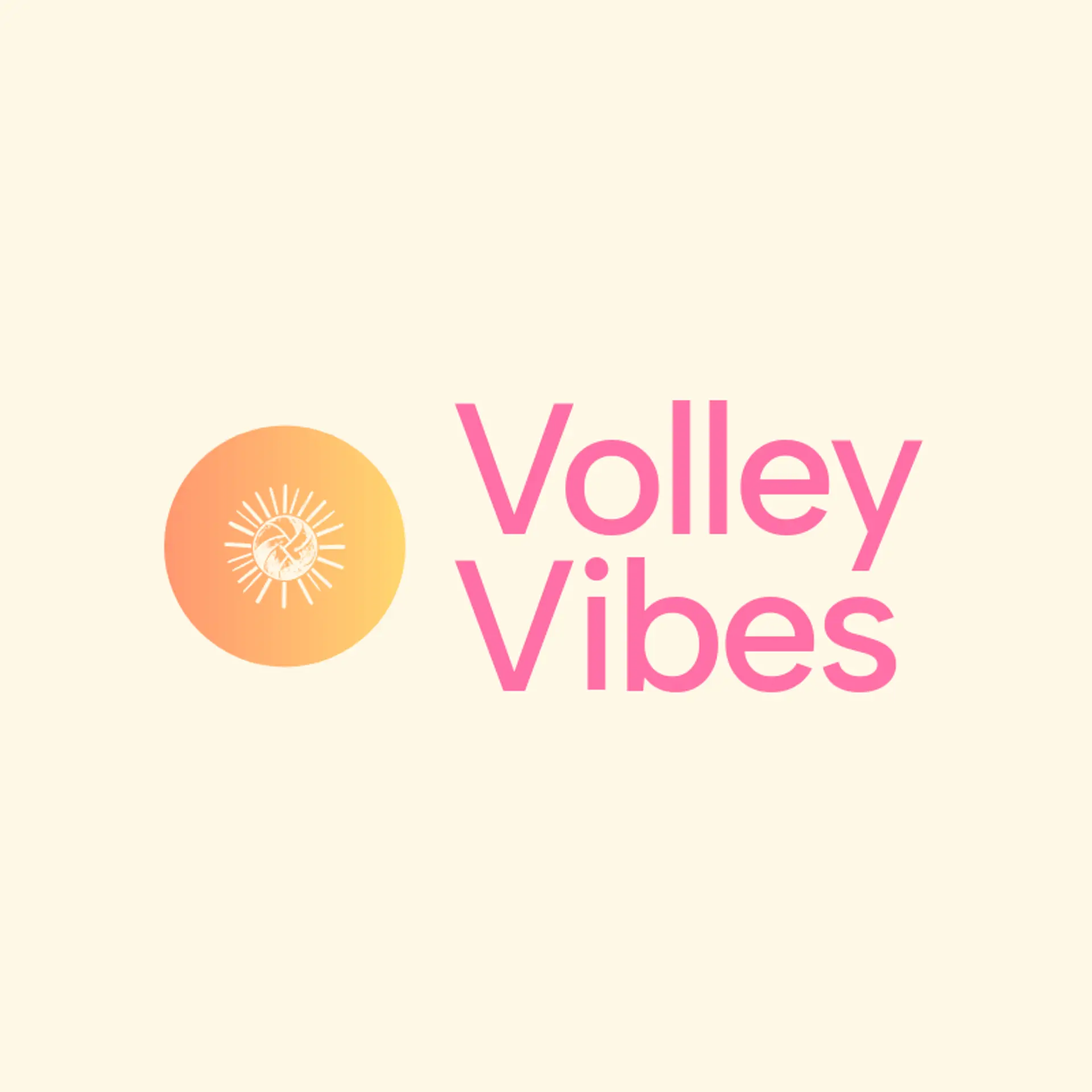 Volley Vibes logo for volleyball