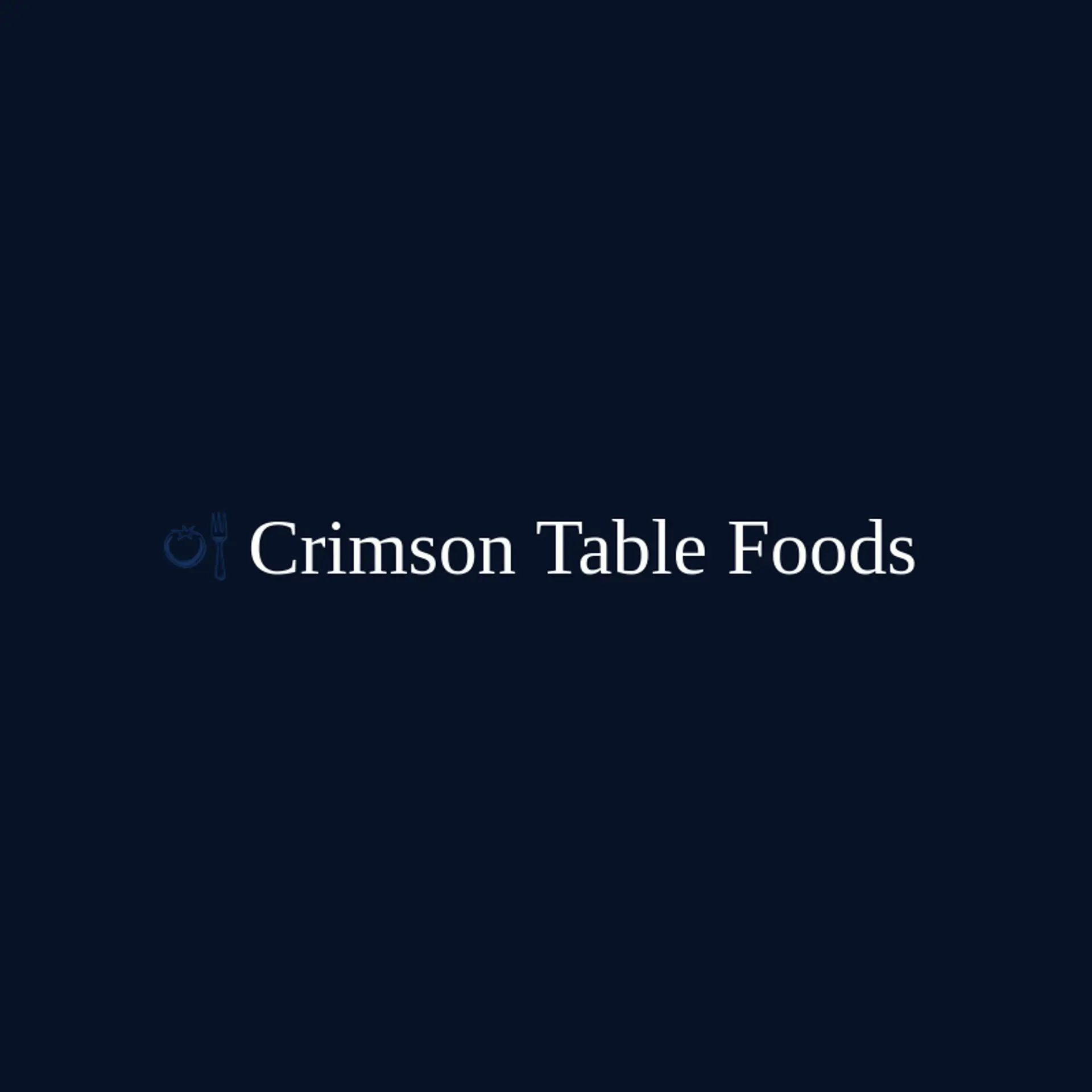 Crimson Table Foods logo for tomato