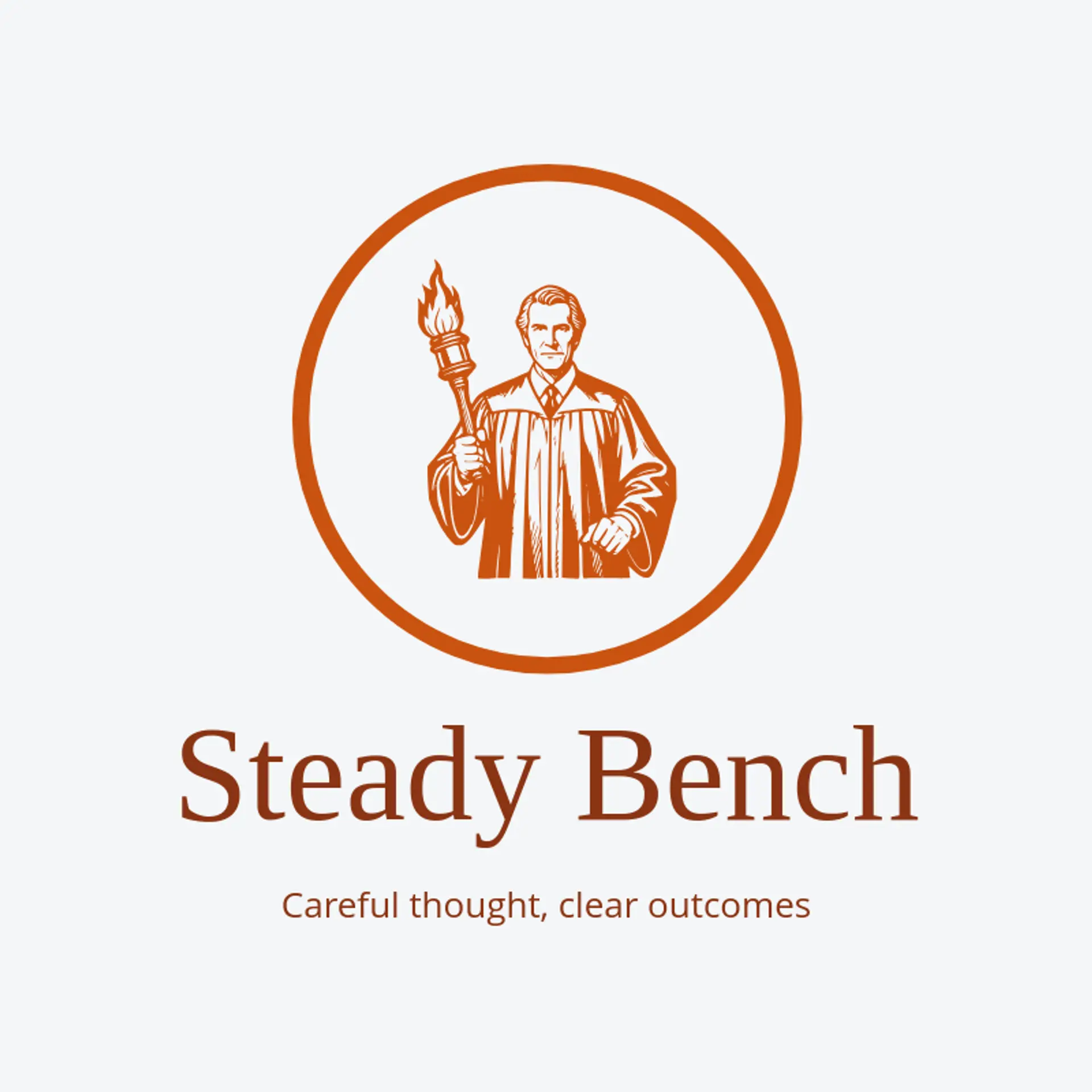 Steady Bench logo for judge