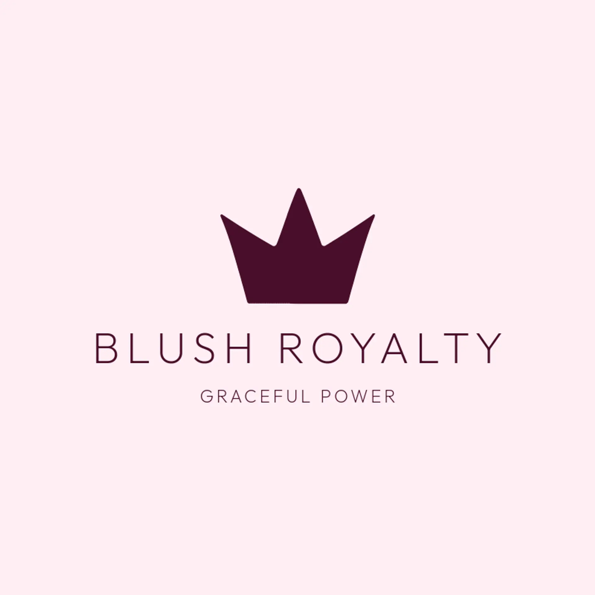 Blush Royalty logo for king