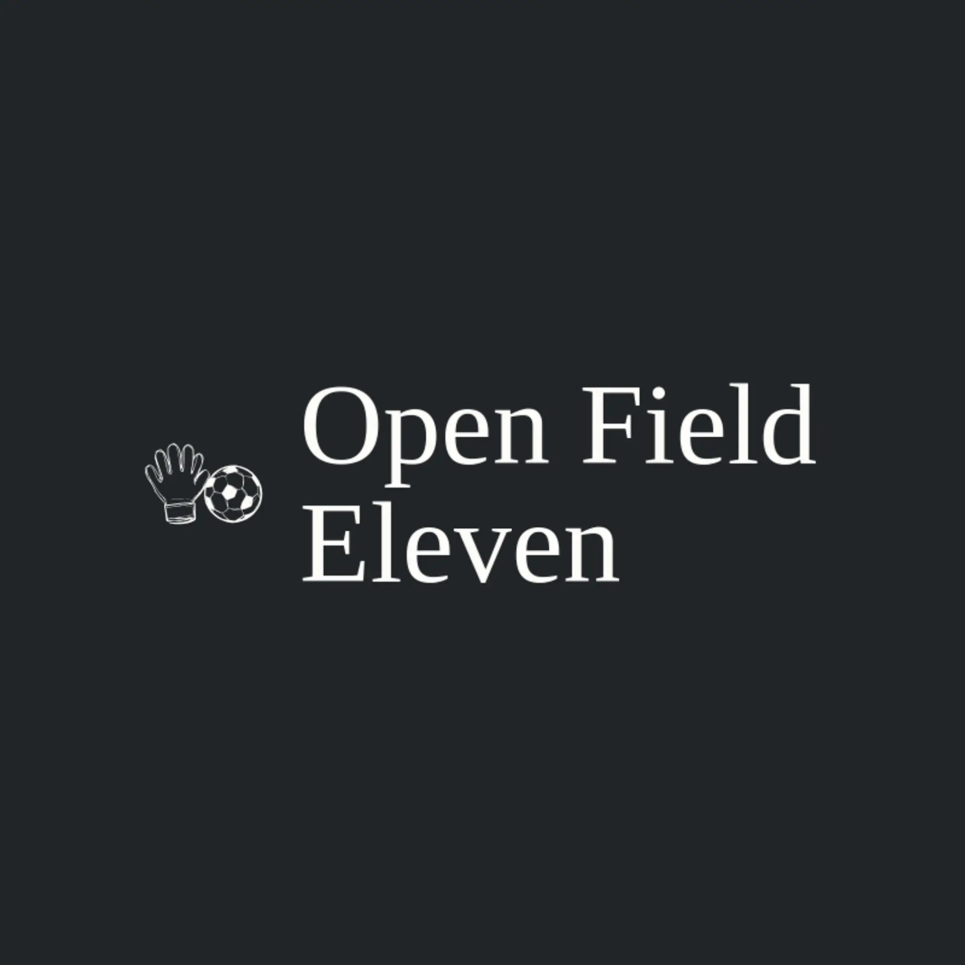 Open Field Eleven logo for soccer ball