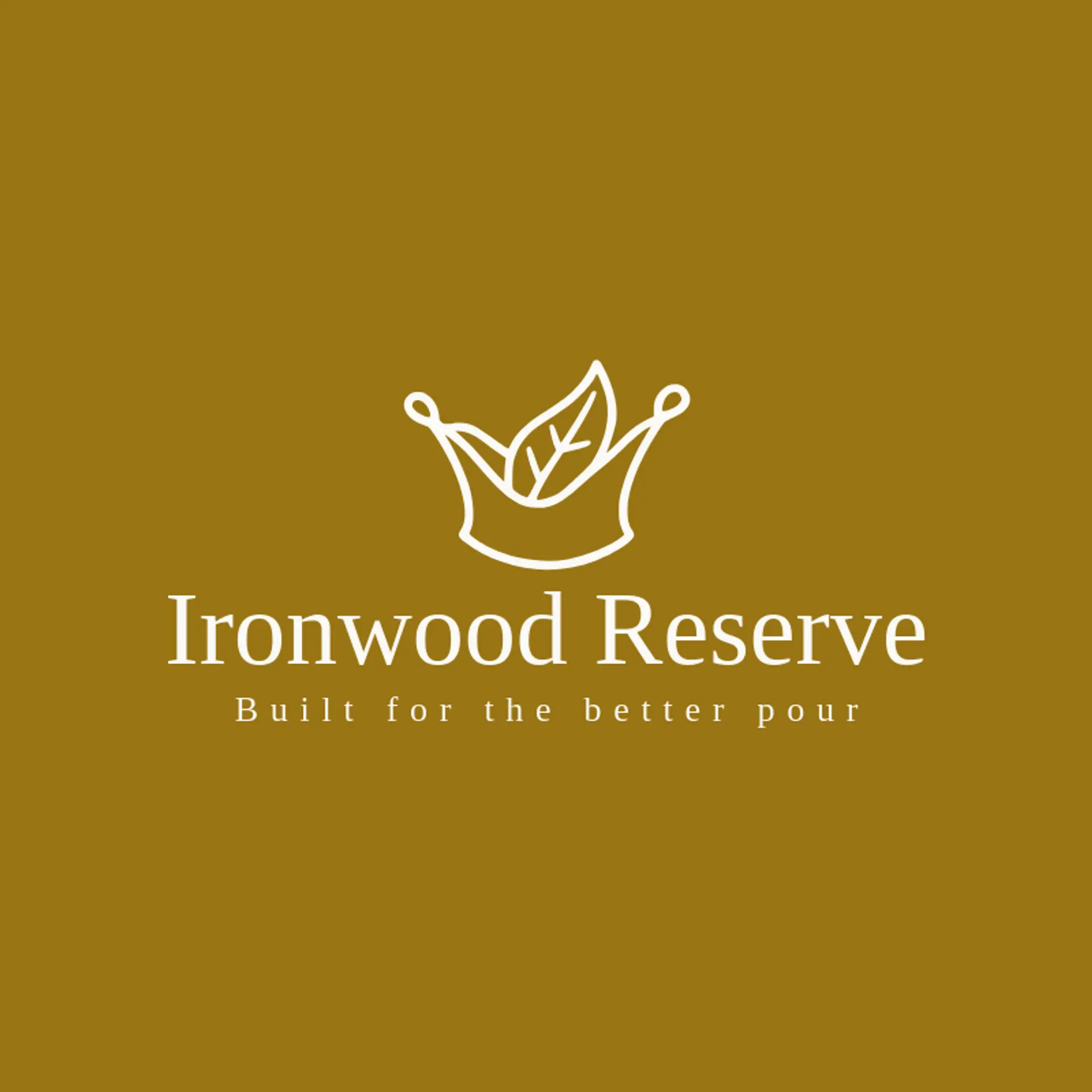 Ironwood Reserve logo for bourbon
