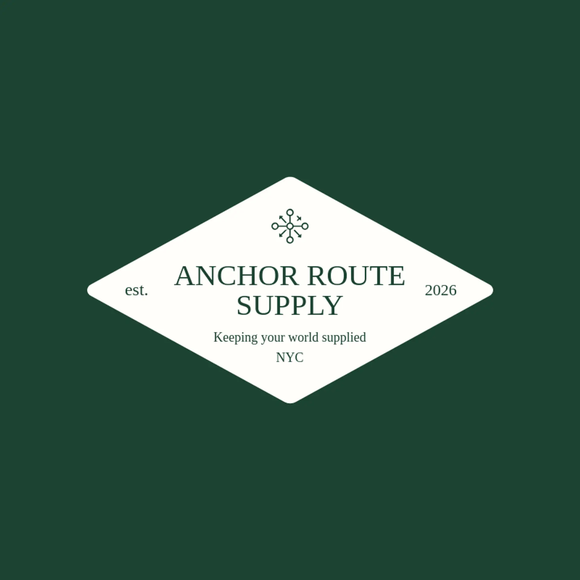 Anchor Route Supply logo for supply chain