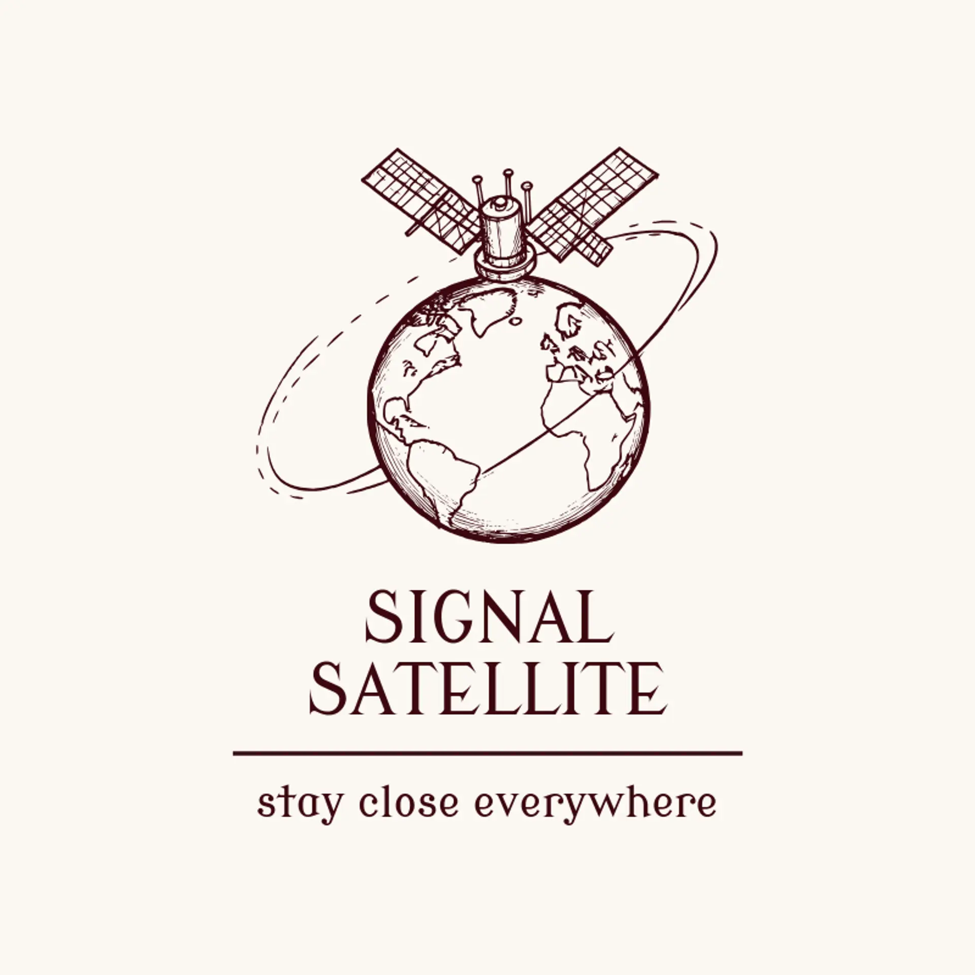 Signal Satellite logo for globe