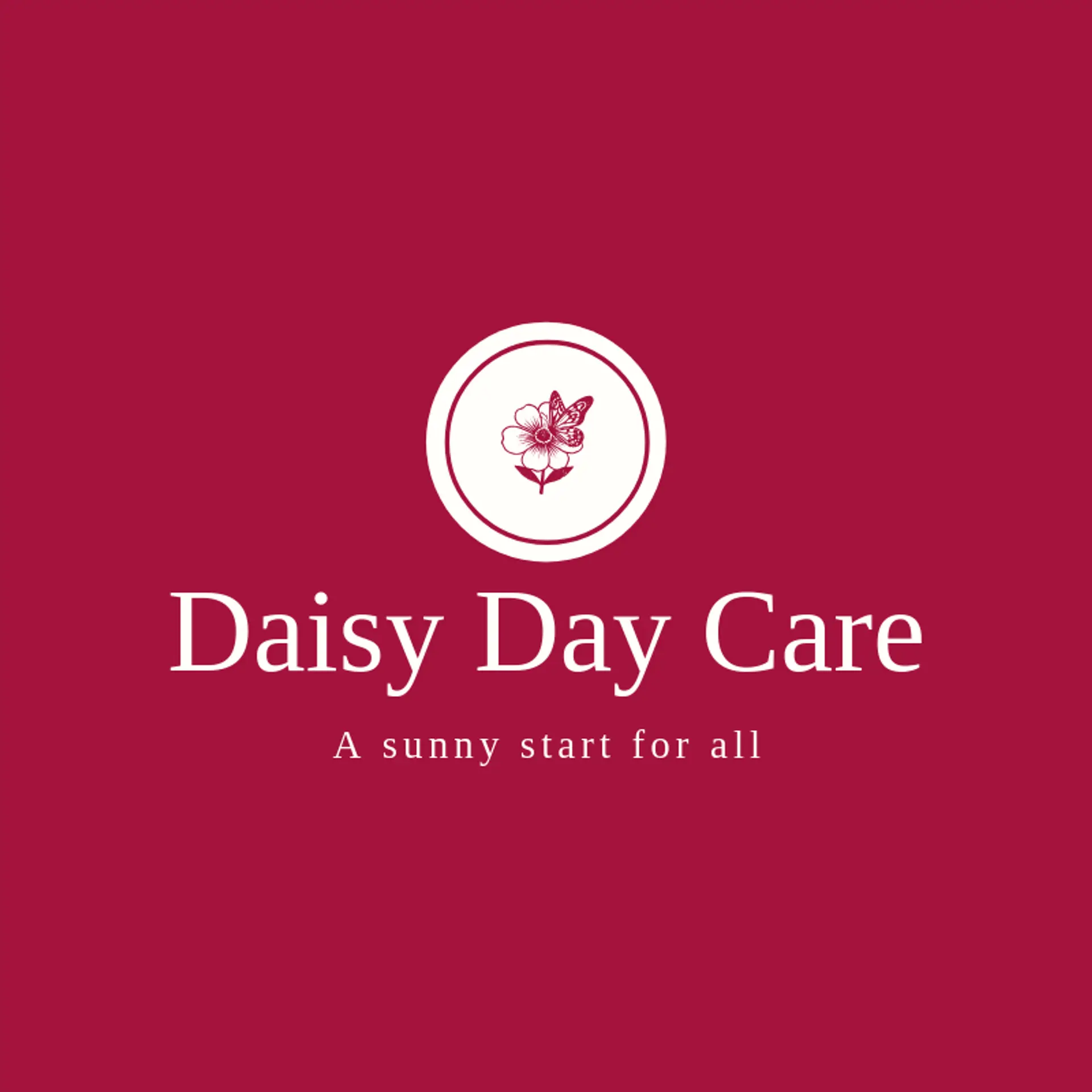 Daisy Day Care logo for childcare