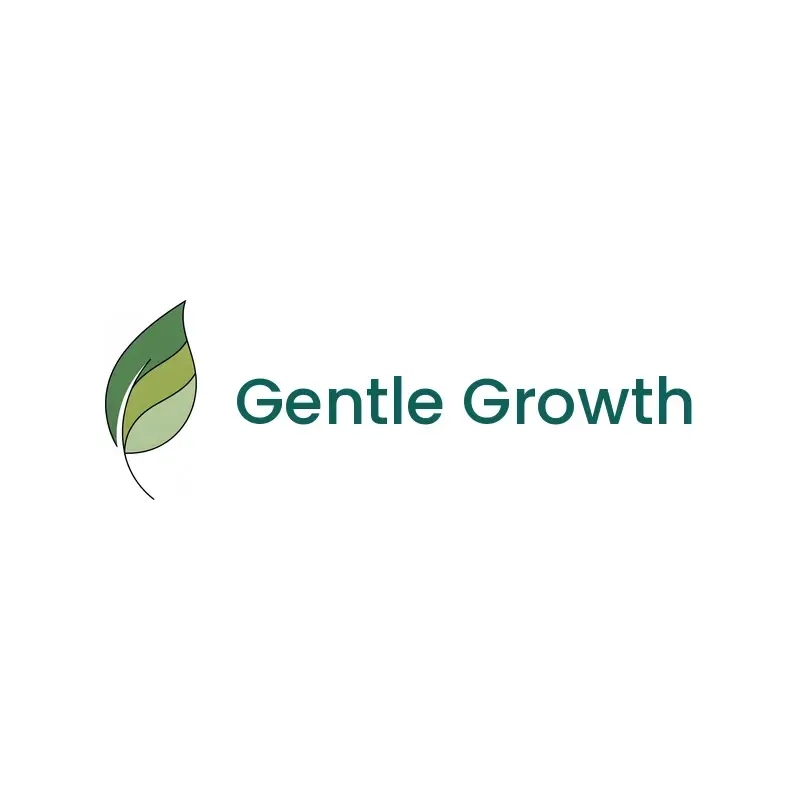 The school name Gentle Growth as a branded logo in a minimal style