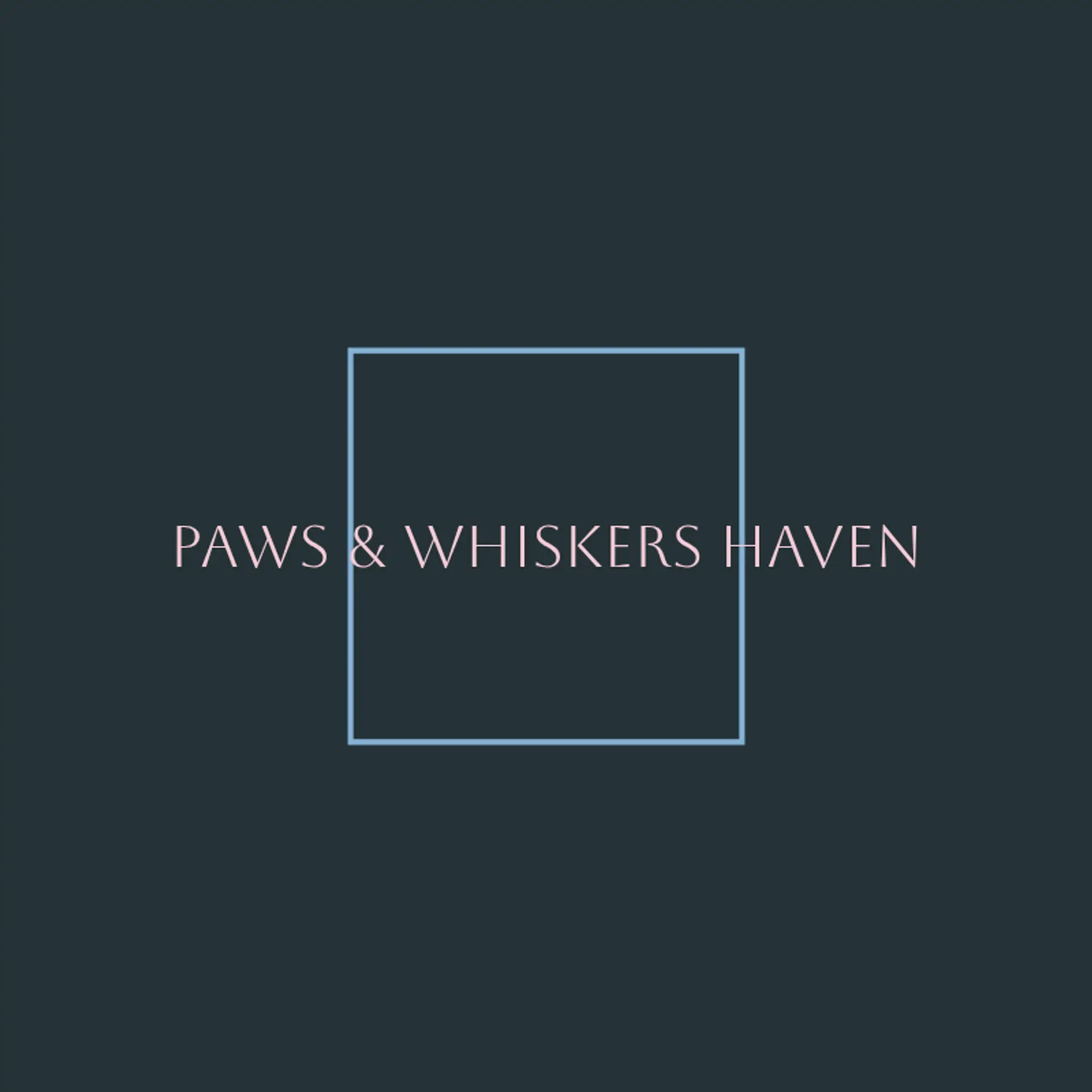 Paws & Whiskers Haven logo for pet