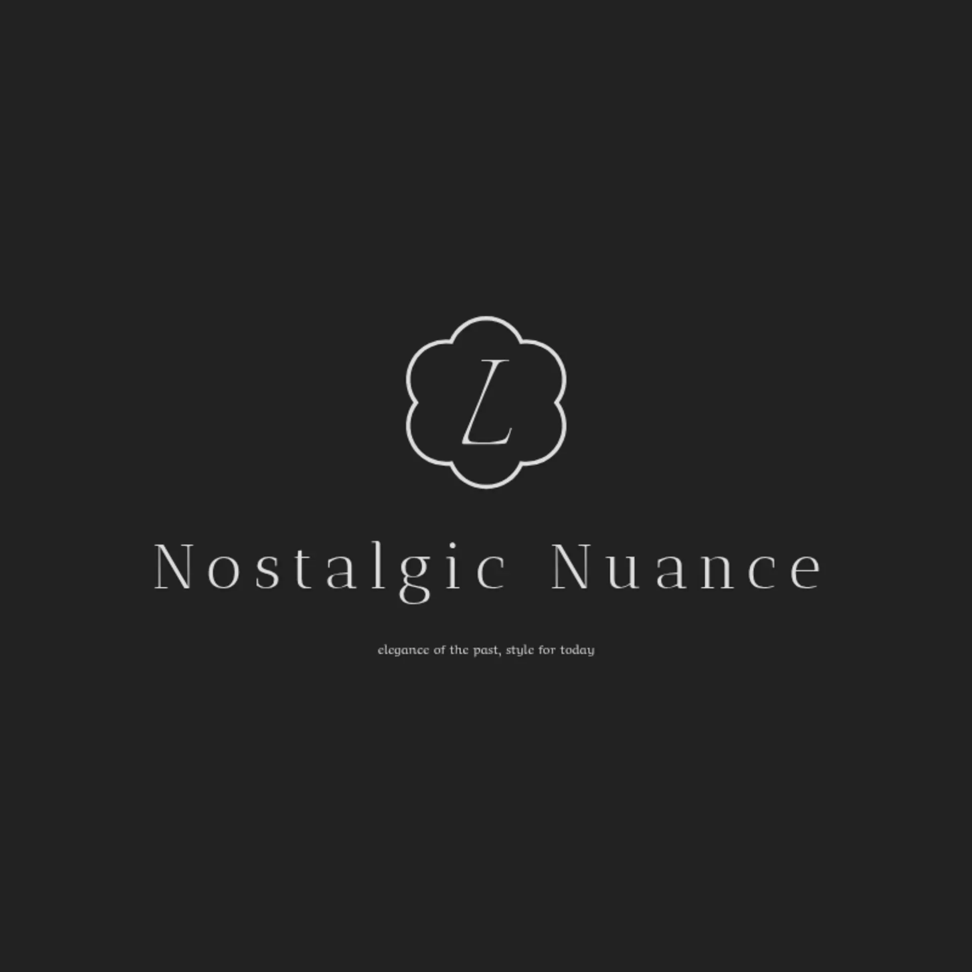 Nostalgic Nuance logo for classic fashion