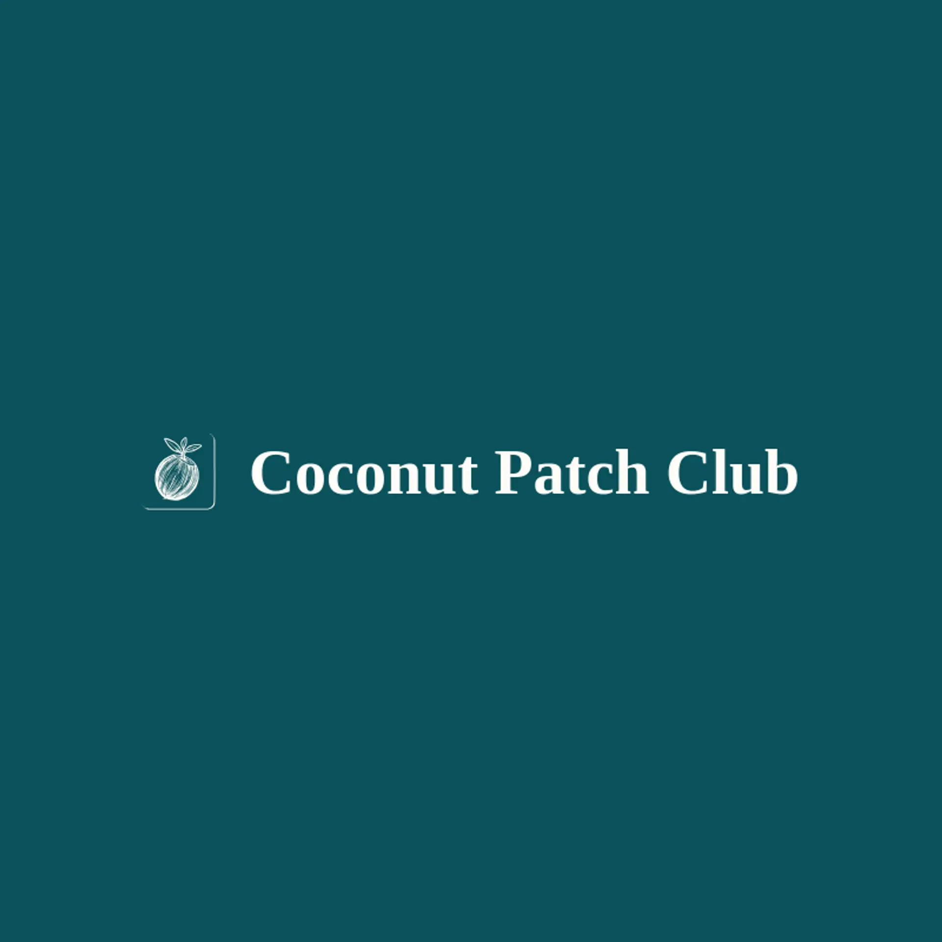 Coconut Patch Club logo for coconut