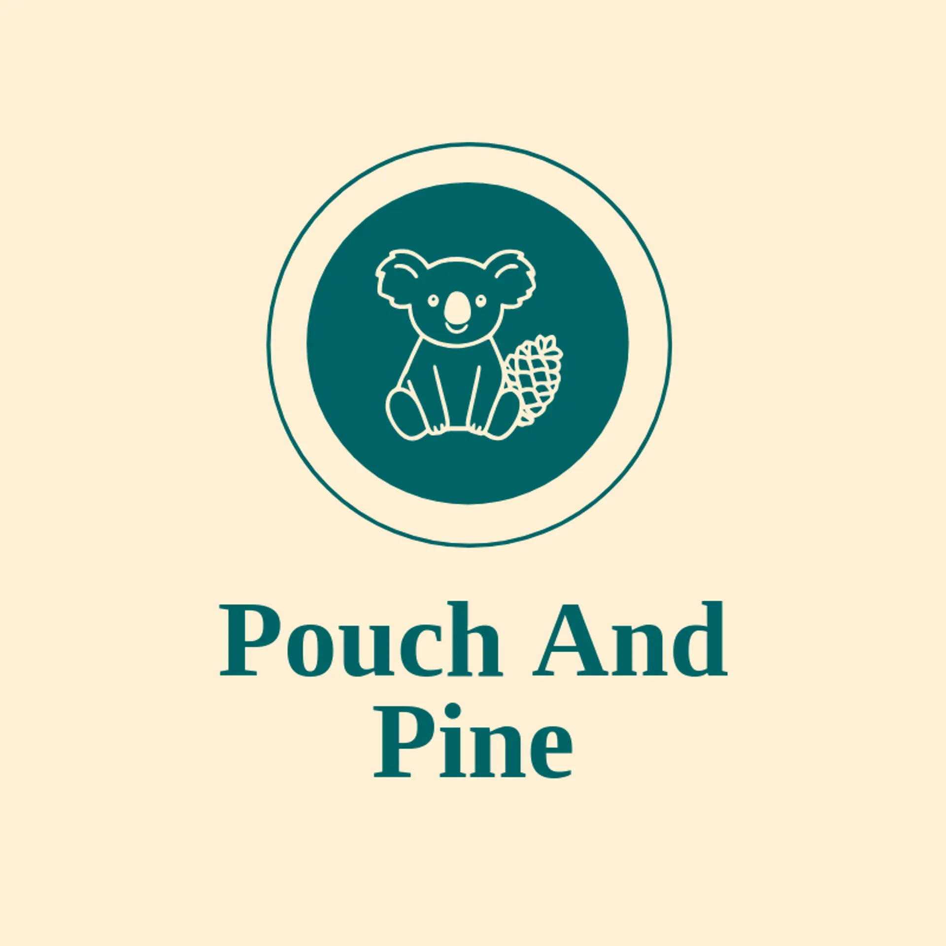 Pouch and Pine logo for koala