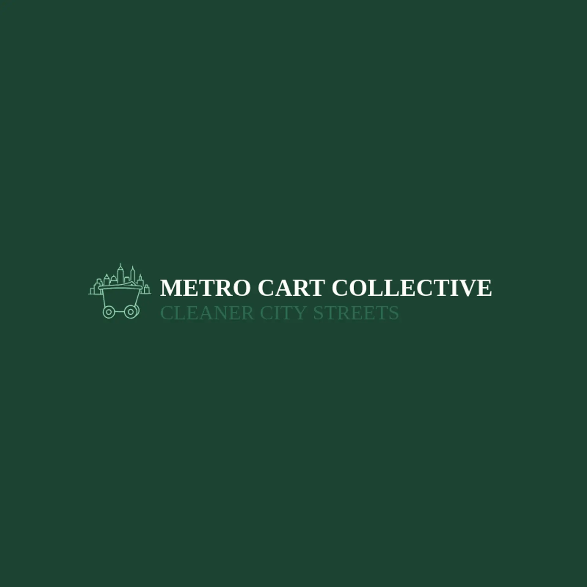 Metro Cart Collective logo for garbage