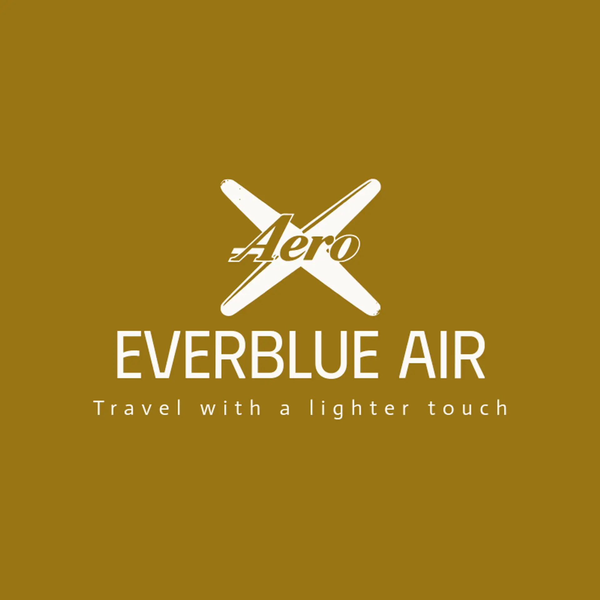 Everblue Air logo for aero