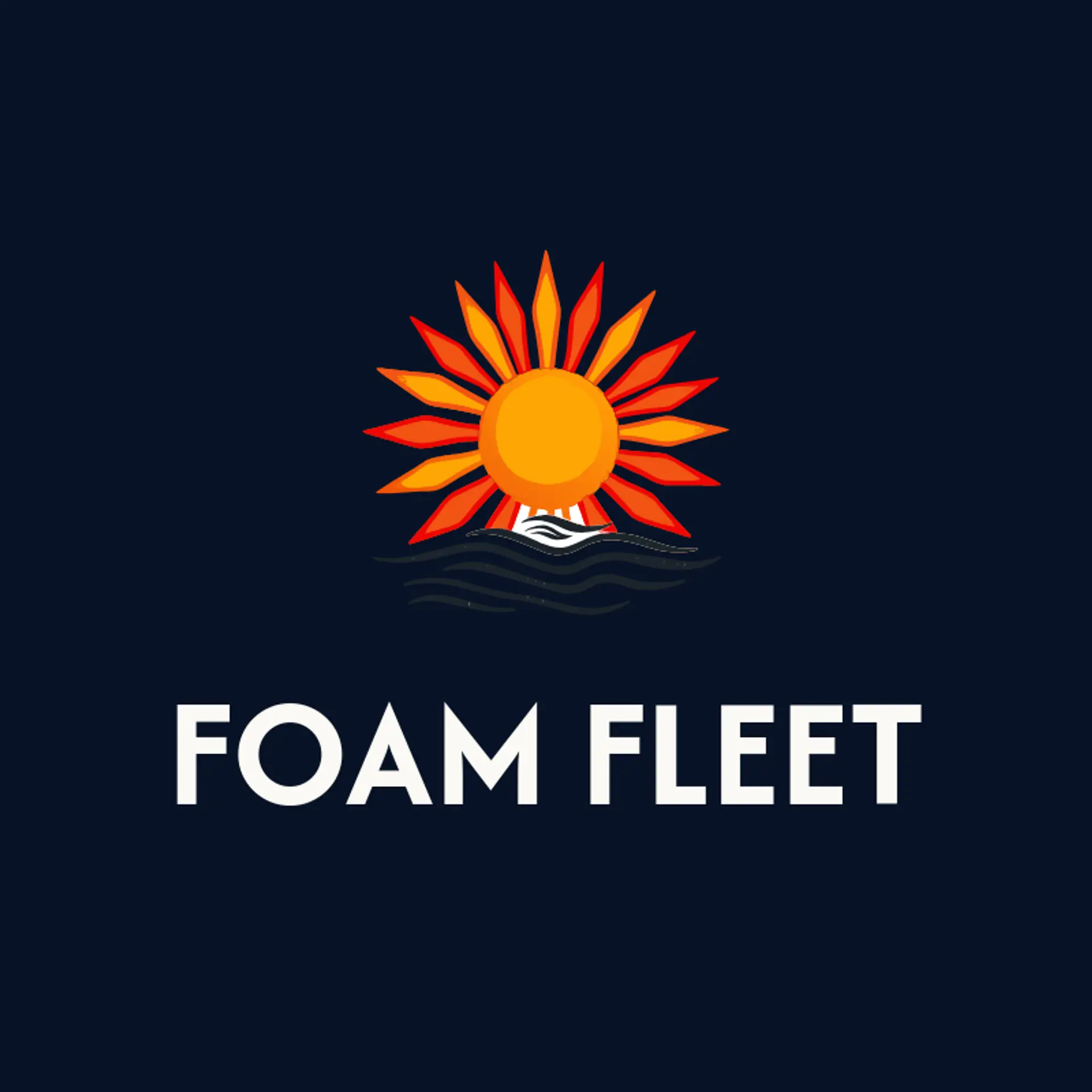 Foam Fleet logo for waves