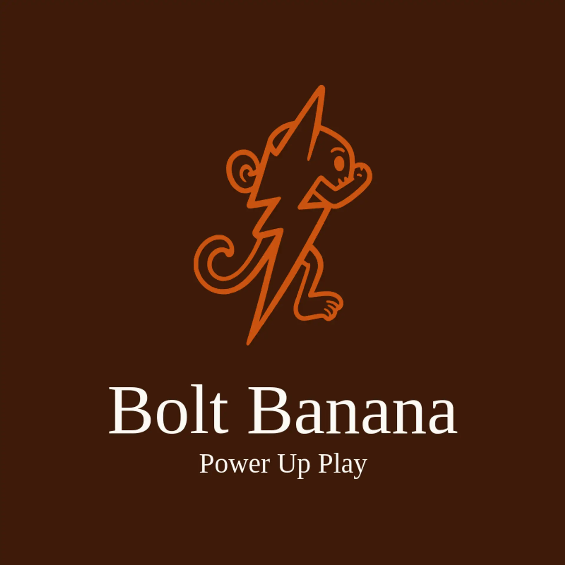 Bolt Banana logo for monkey