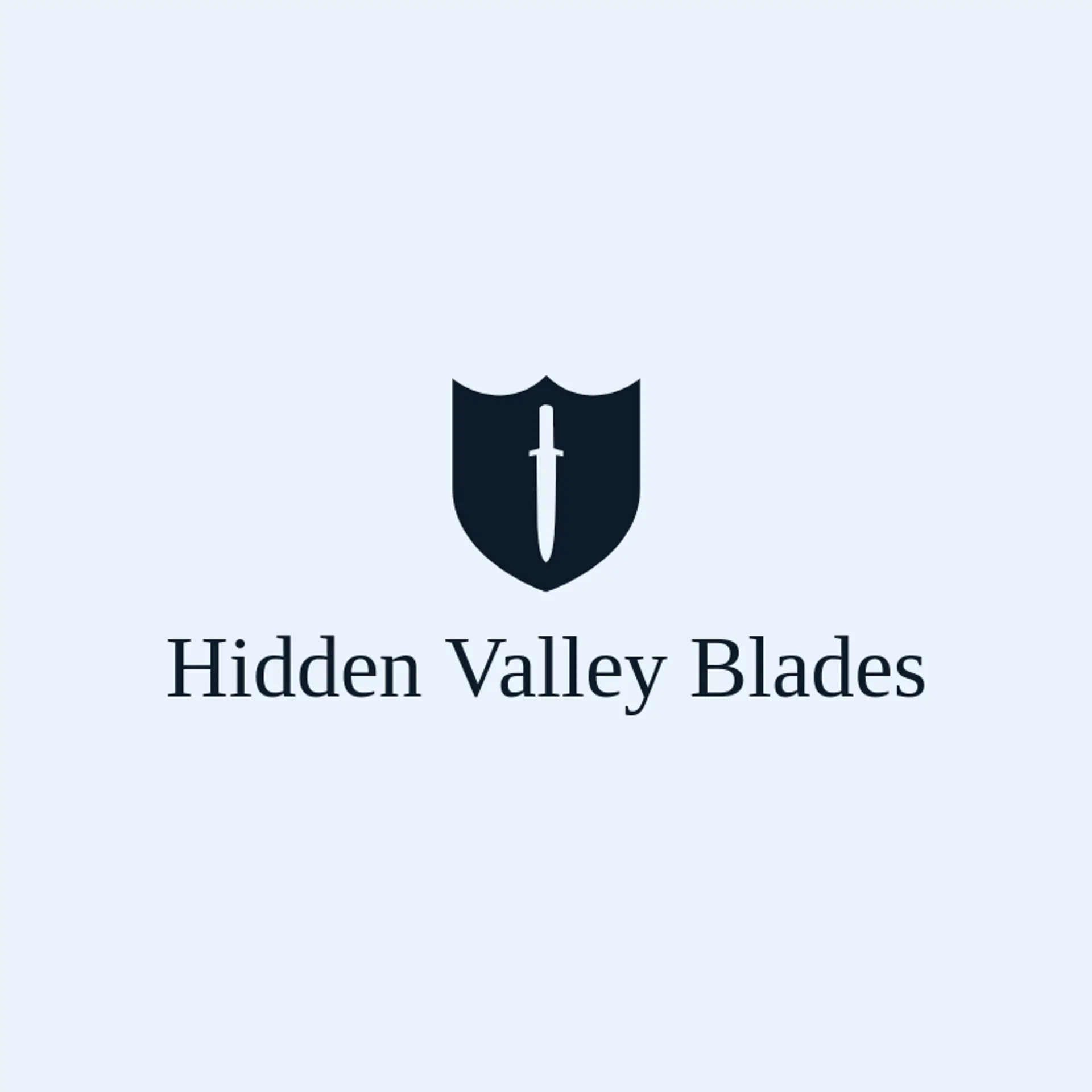 Hidden Valley Blades logo for katana