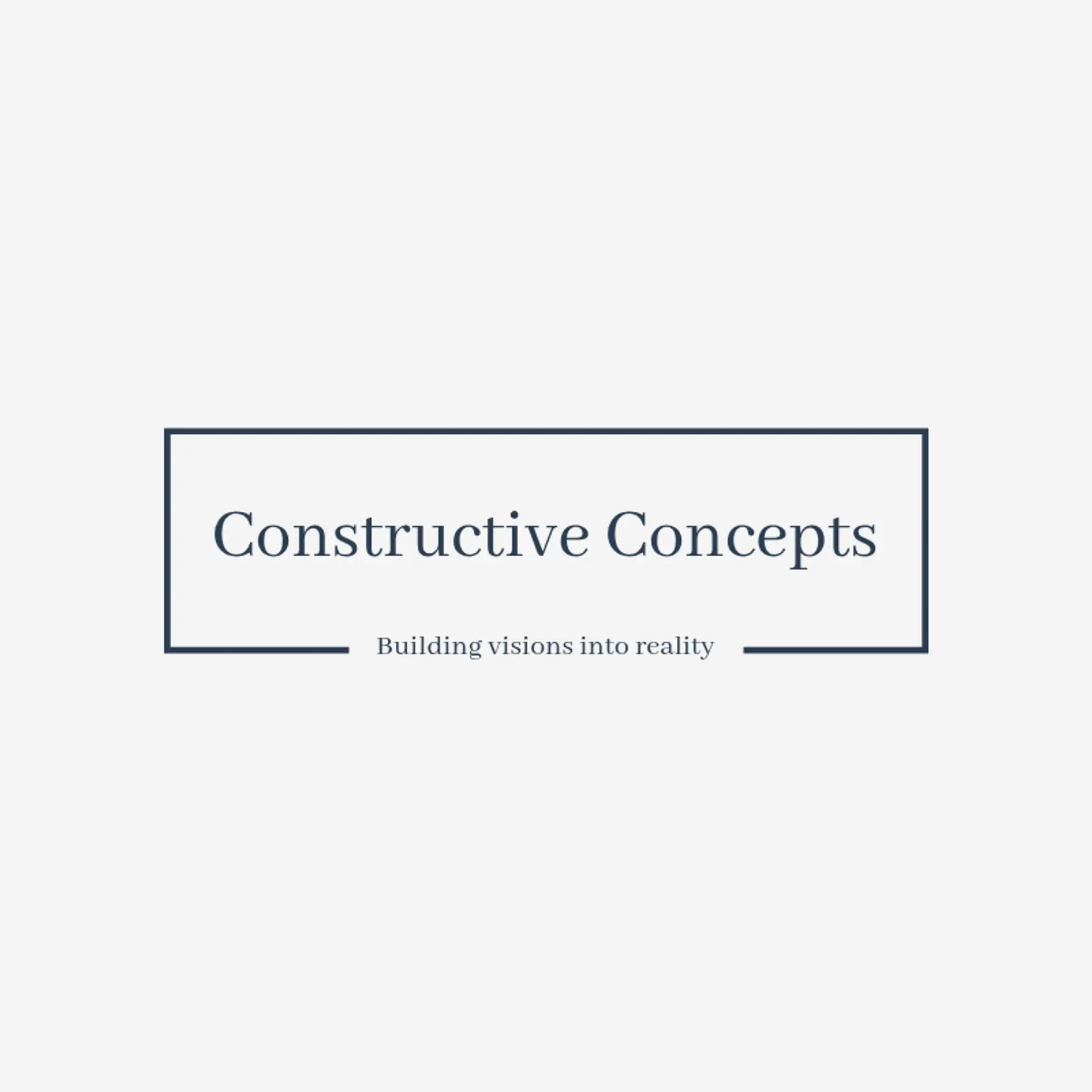 Constructive Concepts logo for construction designer