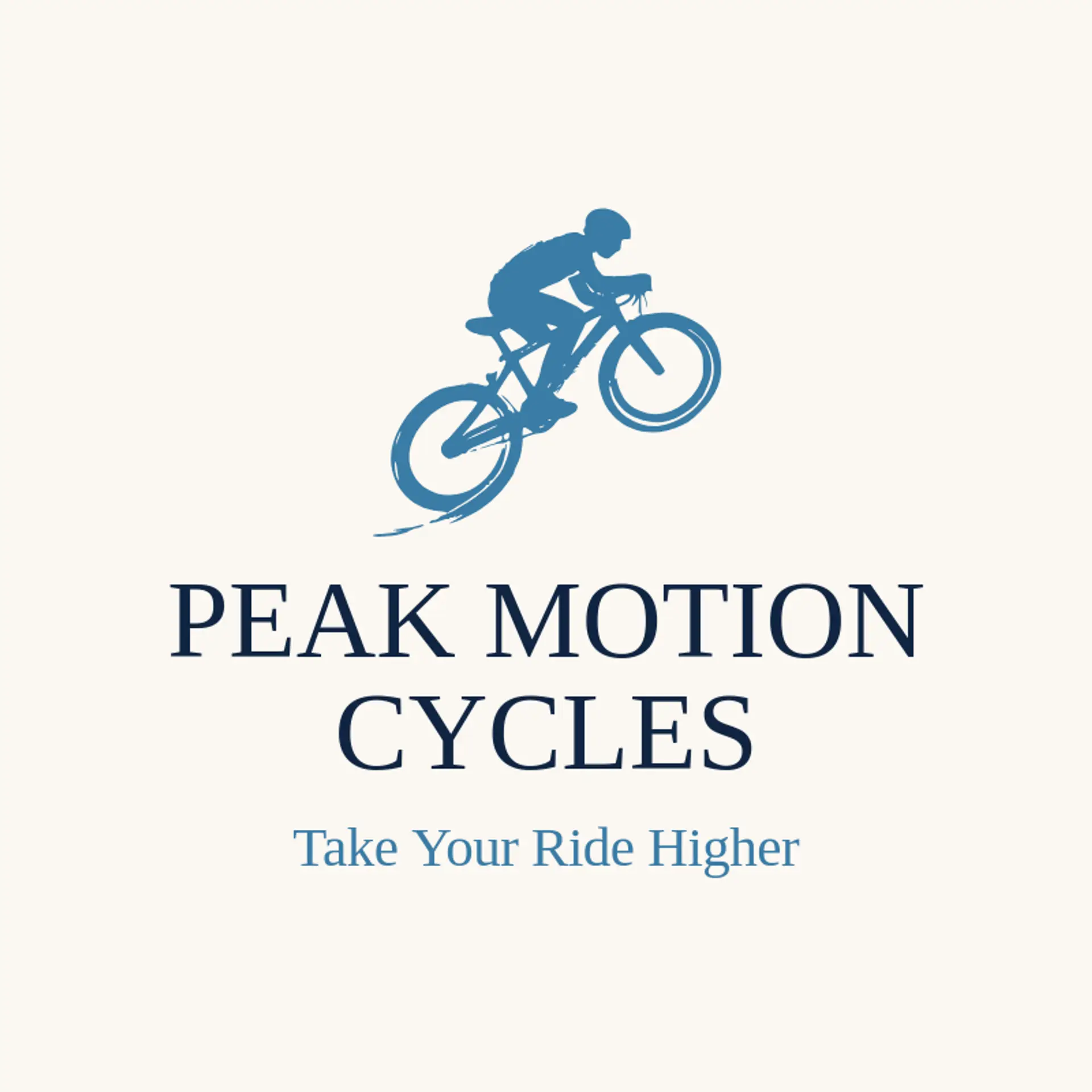 Peak Motion Cycles logo for cycling