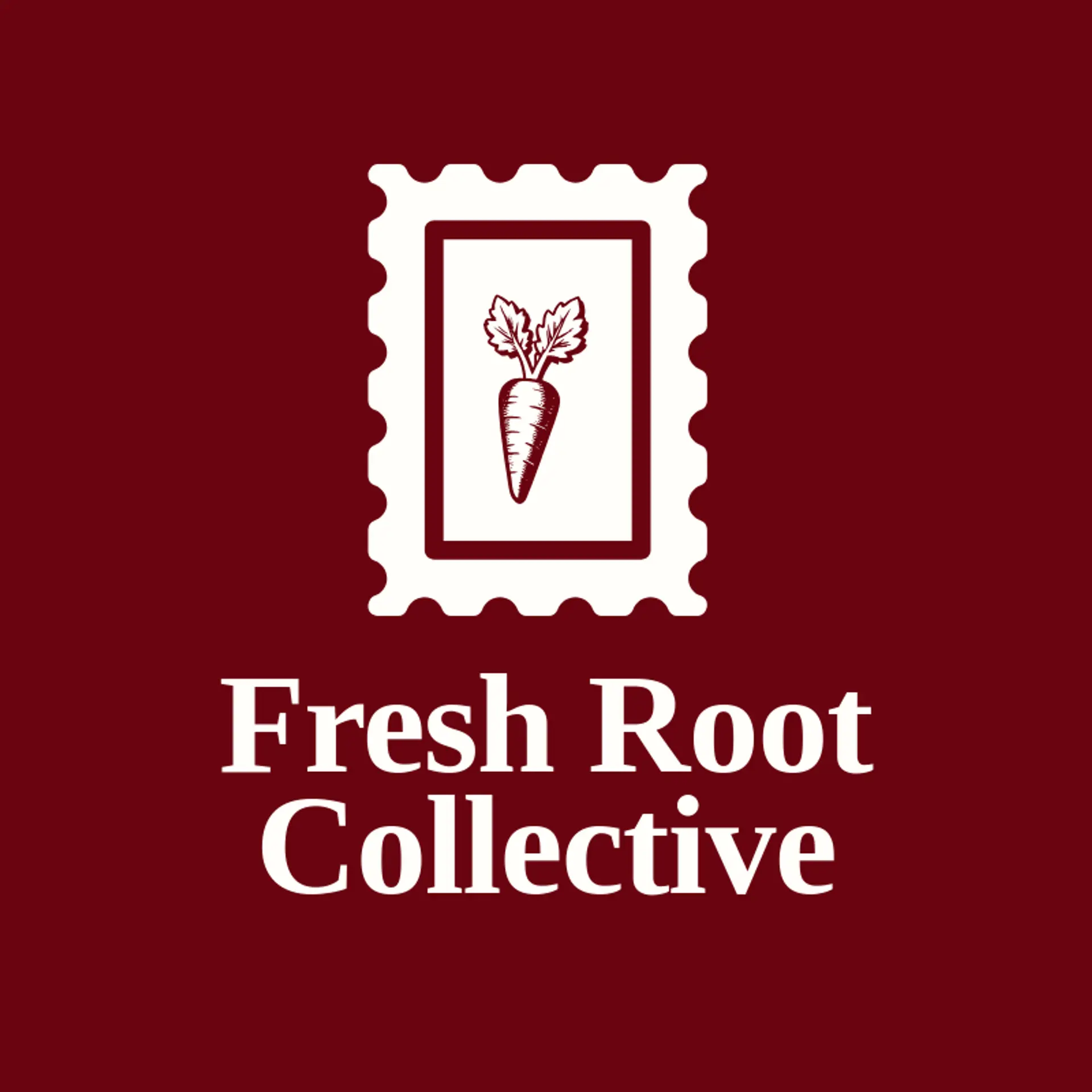 Fresh Root Collective logo for carrot